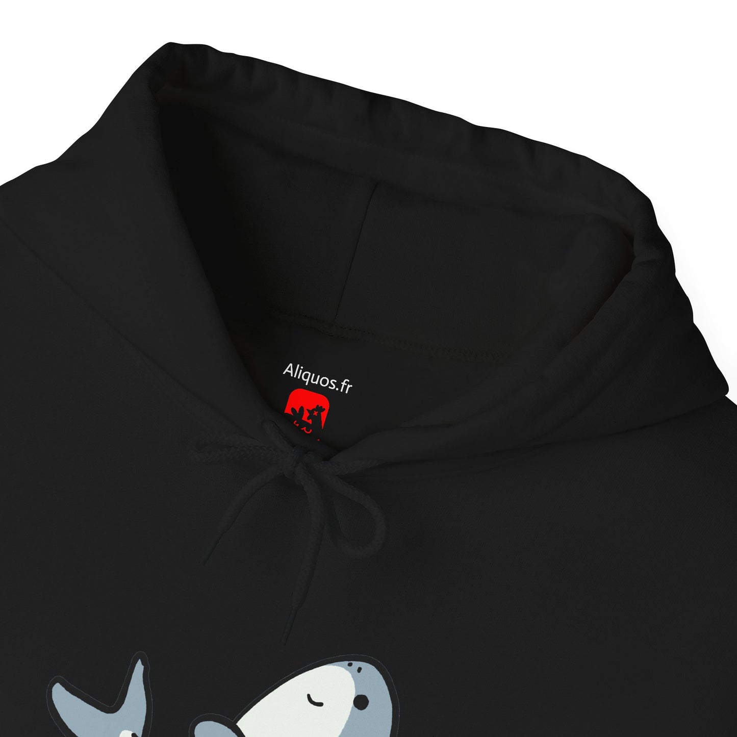 Unisex Kapuzenpullover - Entspannender Hai - Aliquos
