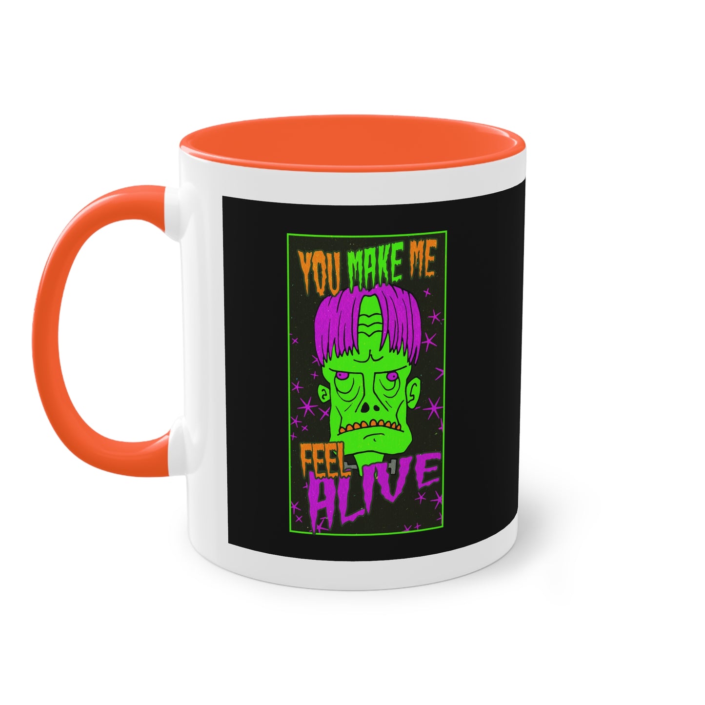 Two Tone Mug - Frankenstein Monster Design - ALIQUOS