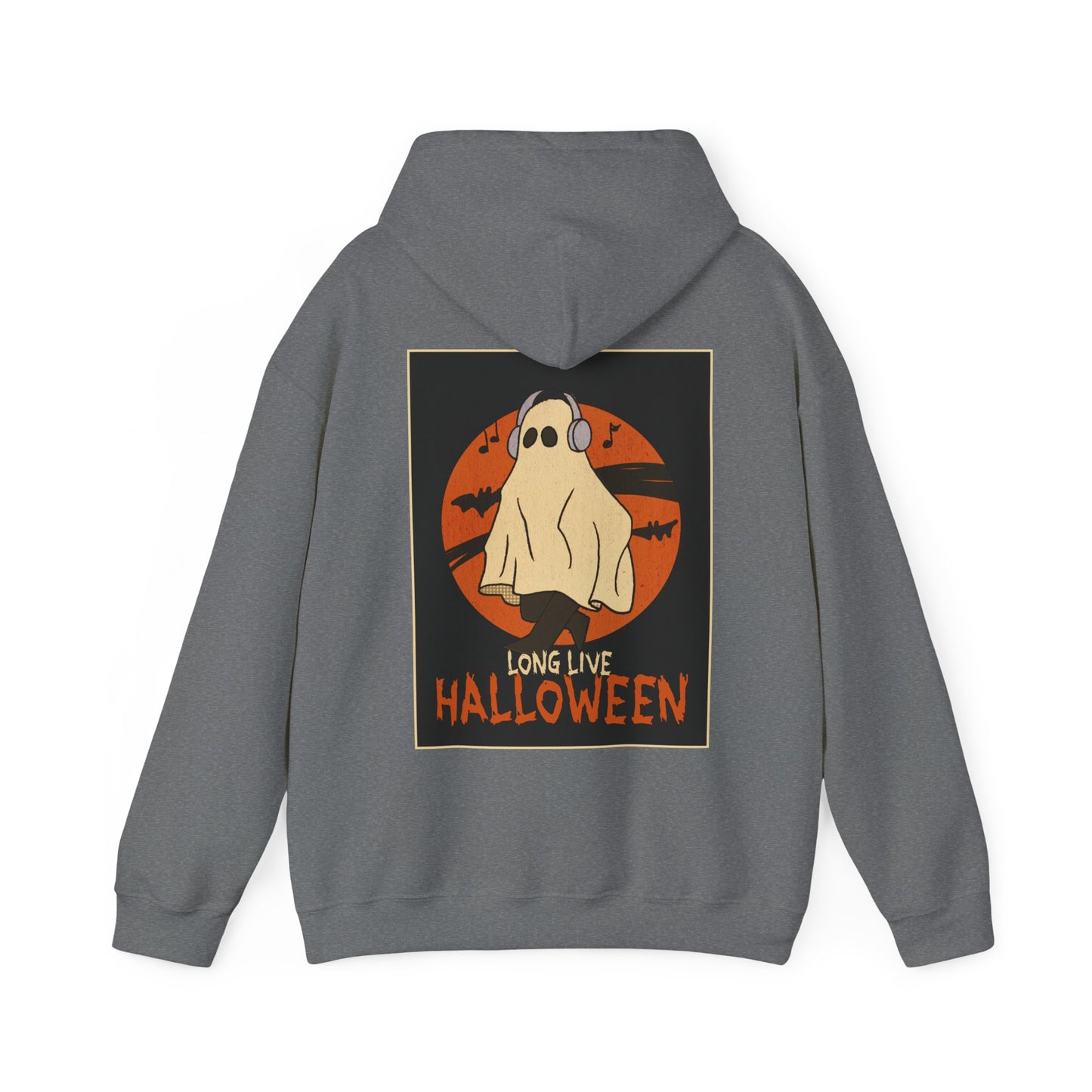 Sweat à capuche unisexe - Motif « Fantôme musical »