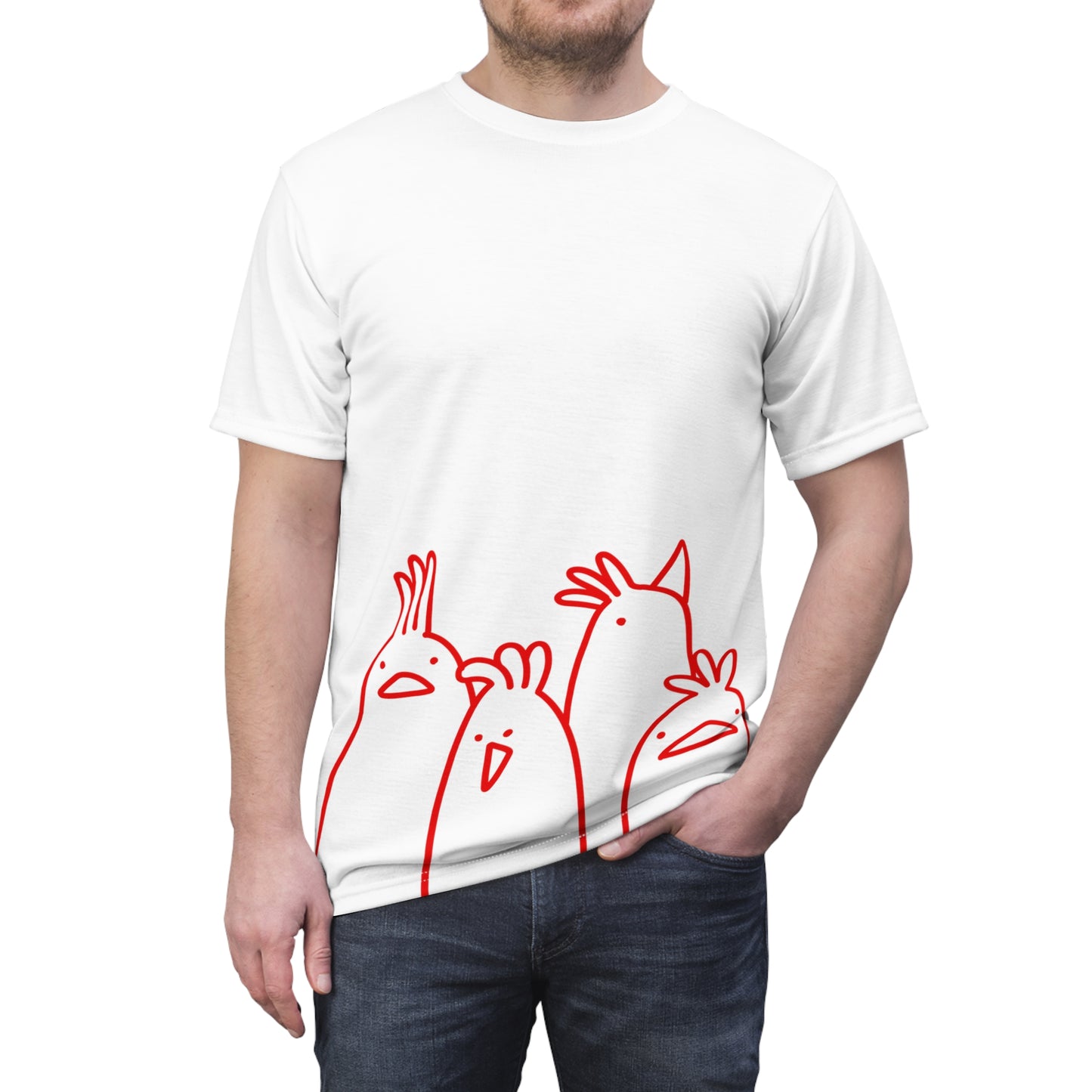 Unisex Chicken Gang Tee - ALIQUOS