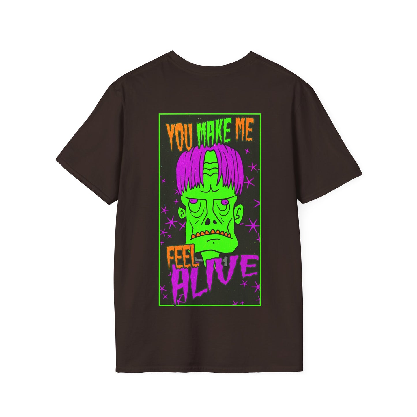 Unisex Tee - Frankenstein Monster Design - ALIQUOS