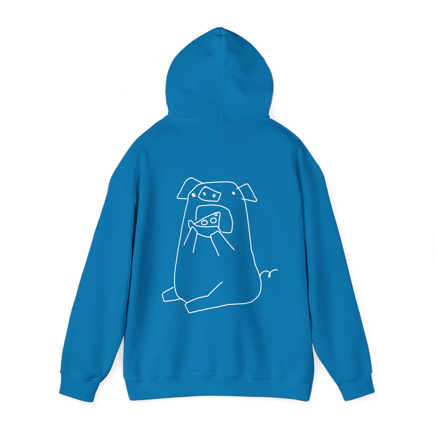 Pizza Piggy Unisex Hooded Sweatshirt - ALIQUOS