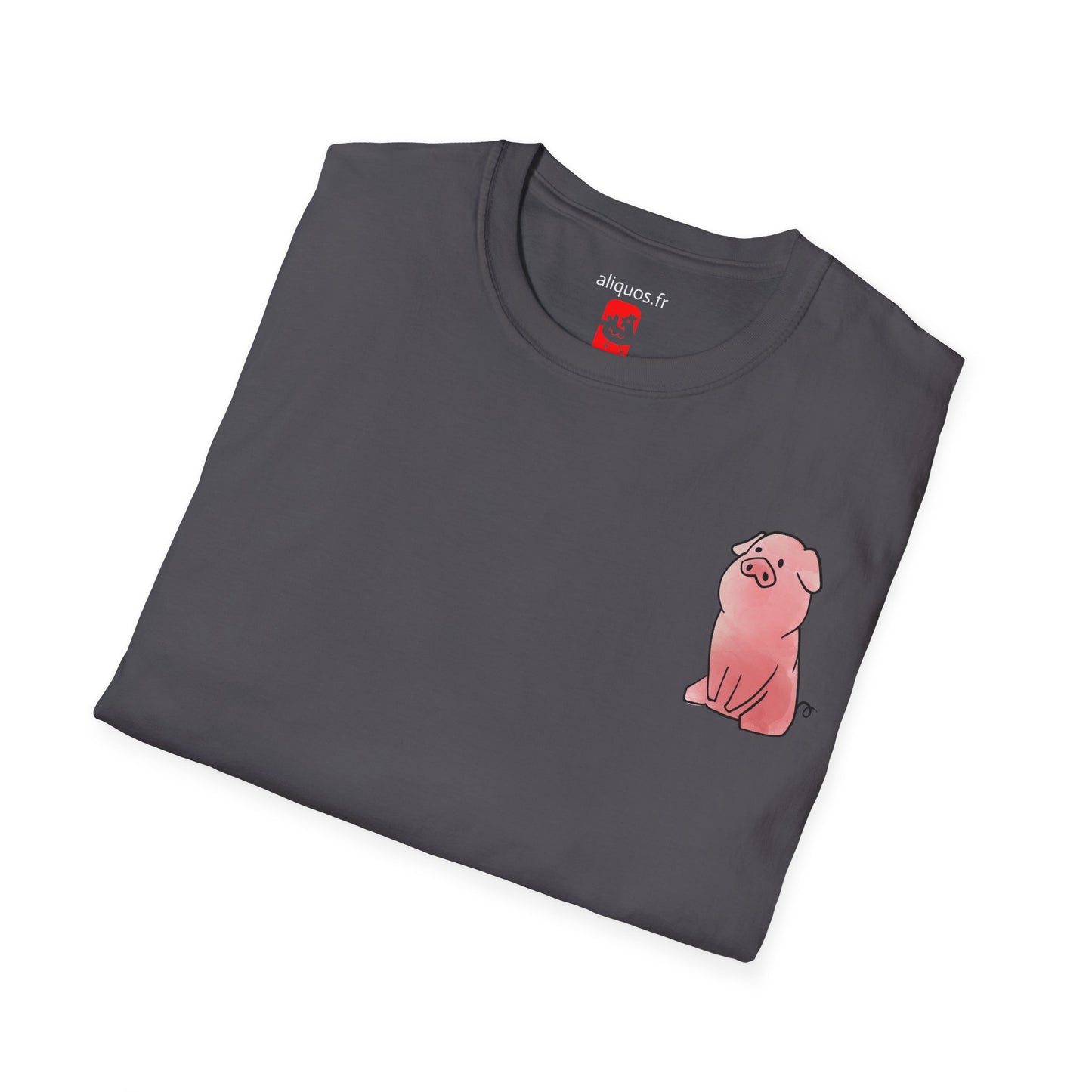 Unisex T-Shirt - Sitting Piggy - Aliquos