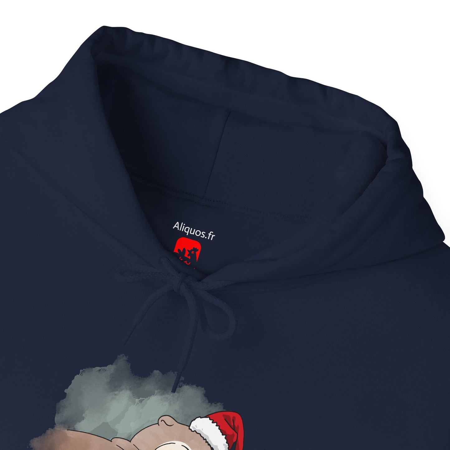 Sweat à capuche unisexe - Loutre de Noël 18