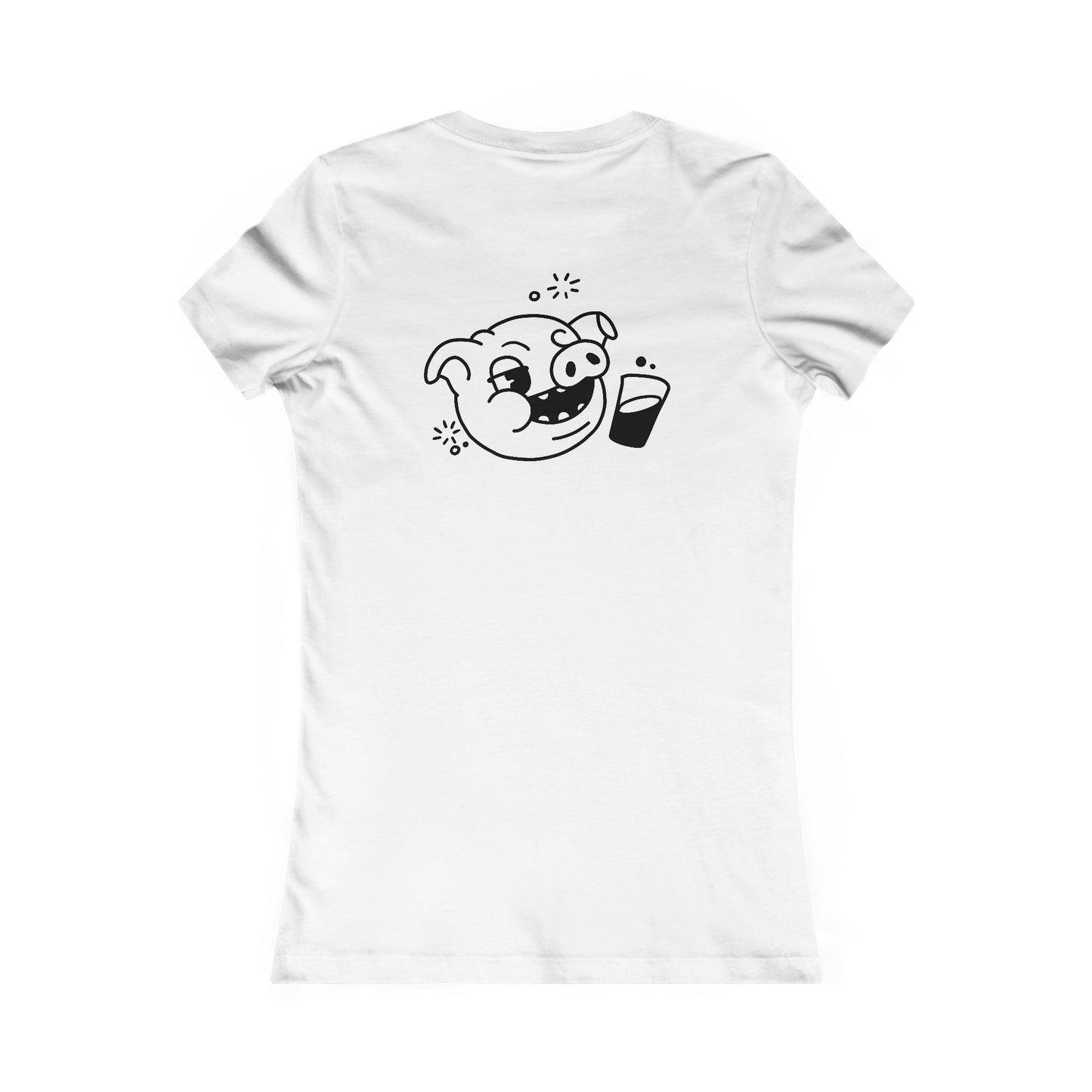 Drunken Piggy Women's fitted Tee - ALIQUOS