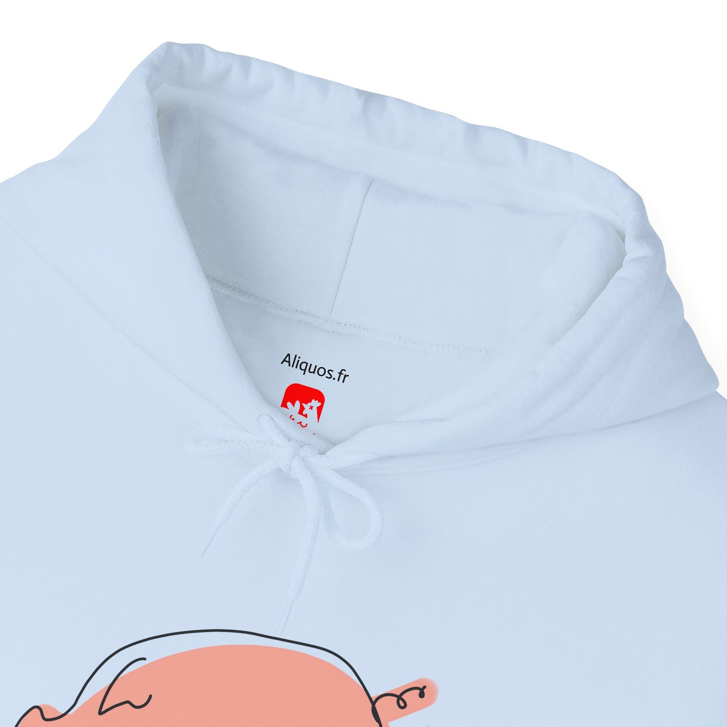 Chubby Piggy Unisex Hooded Sweatshirt - ALIQUOS