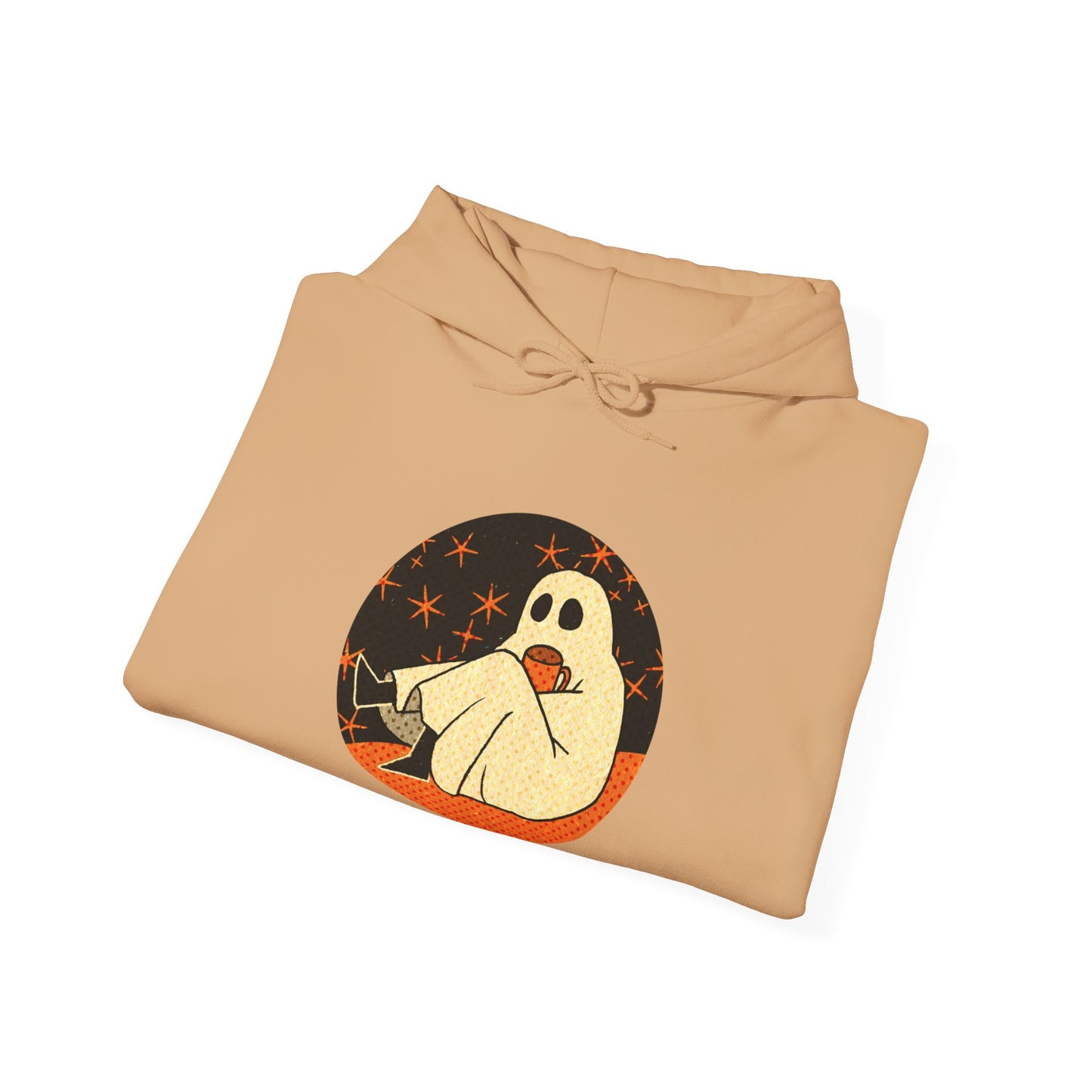 Sweat à capuche unisexe - Motif « Moonlit Coffee »
