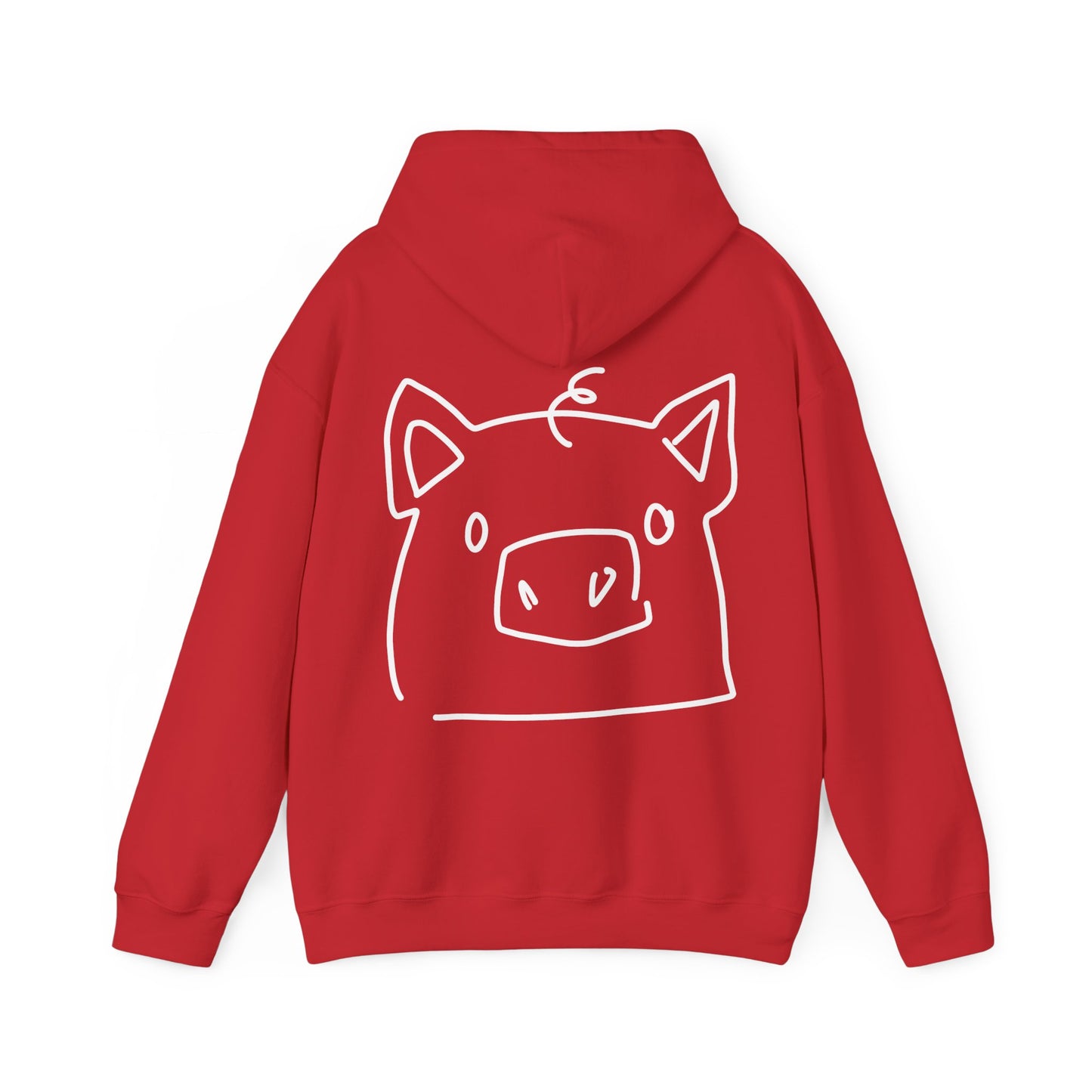 Piggy Face Unisex Hooded Sweatshirt - ALIQUOS