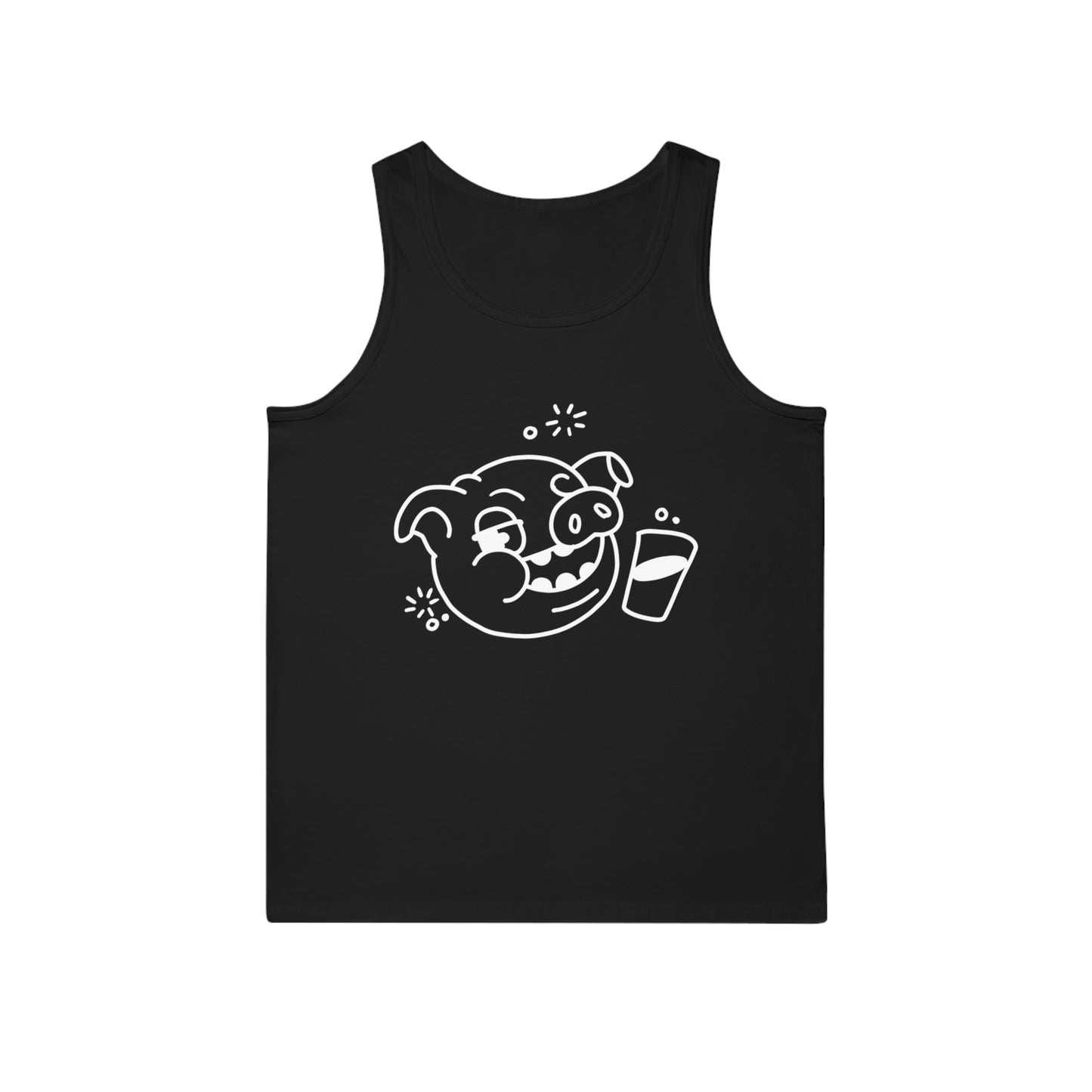 Drunken Piggy Unisex Softstyle Tank Top - ALIQUOS