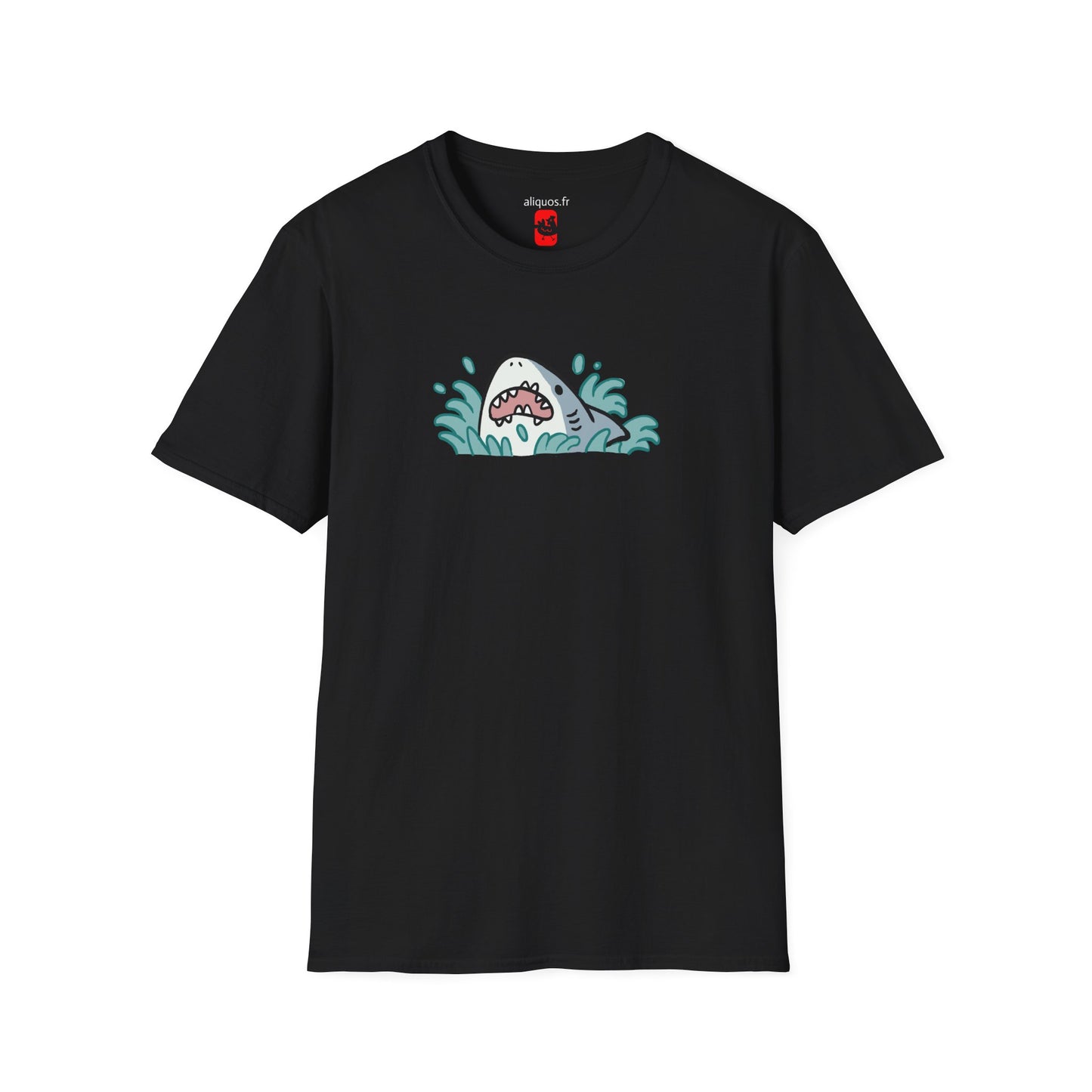 T-shirt unisexe - Surprise Shark - Aliquos