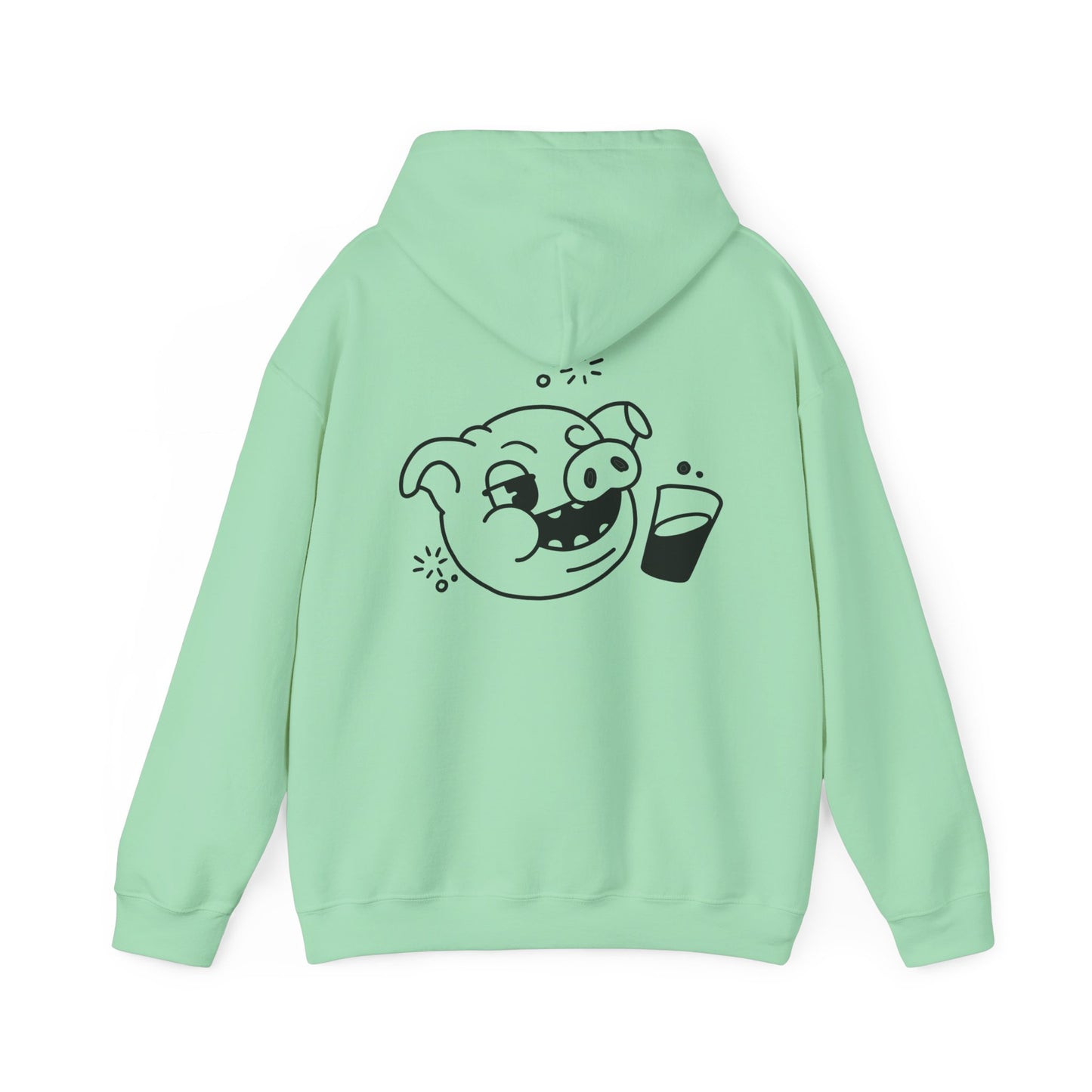 Drunken Piggy Unisex Hooded Sweatshirt - ALIQUOS
