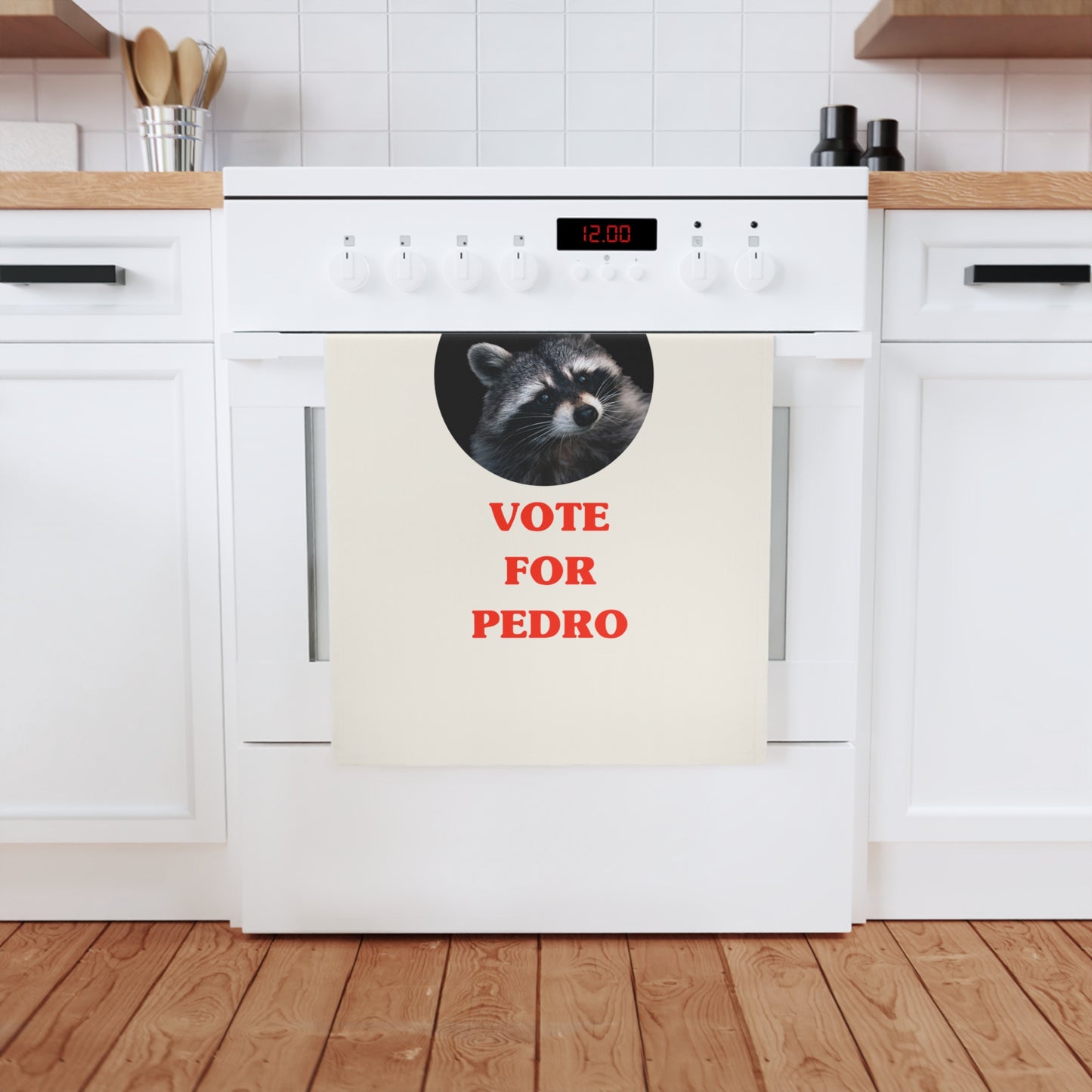 Vote For Pedro Cotton Tea Towel - ALIQUOS