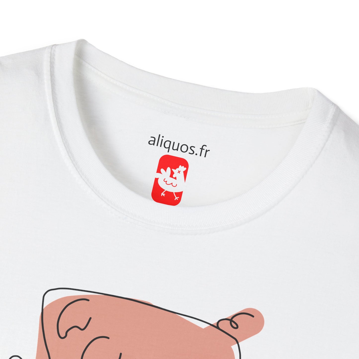 Blocky Piggy Unisex Tee - ALIQUOS