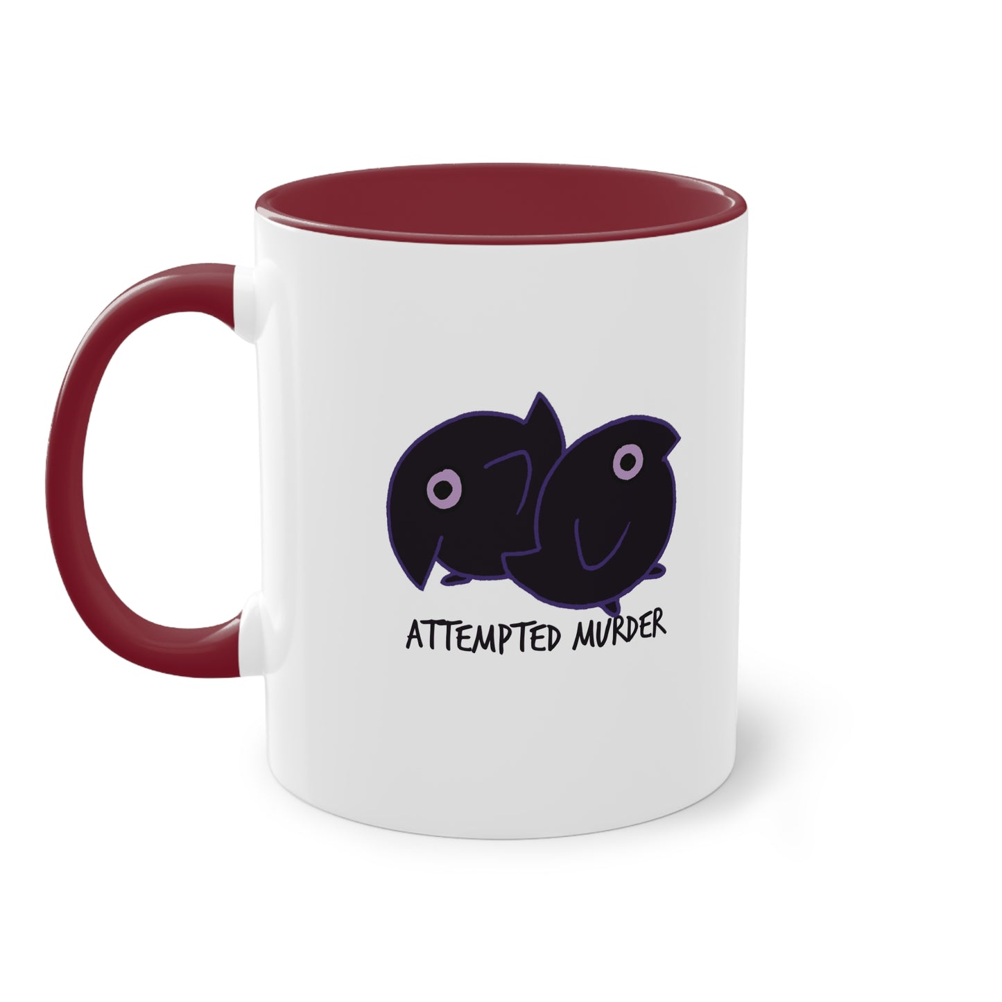 Two Tone Mug - Attempted Murder Design - ALIQUOS