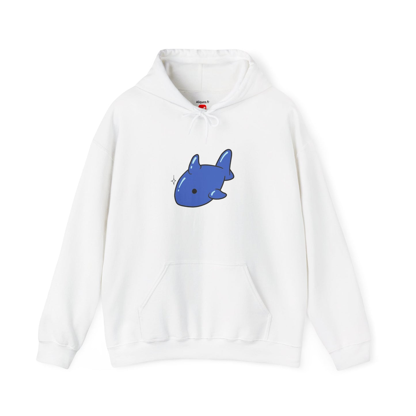 Unisex Hooded Sweatshirt - Floaty Shark - Aliquos