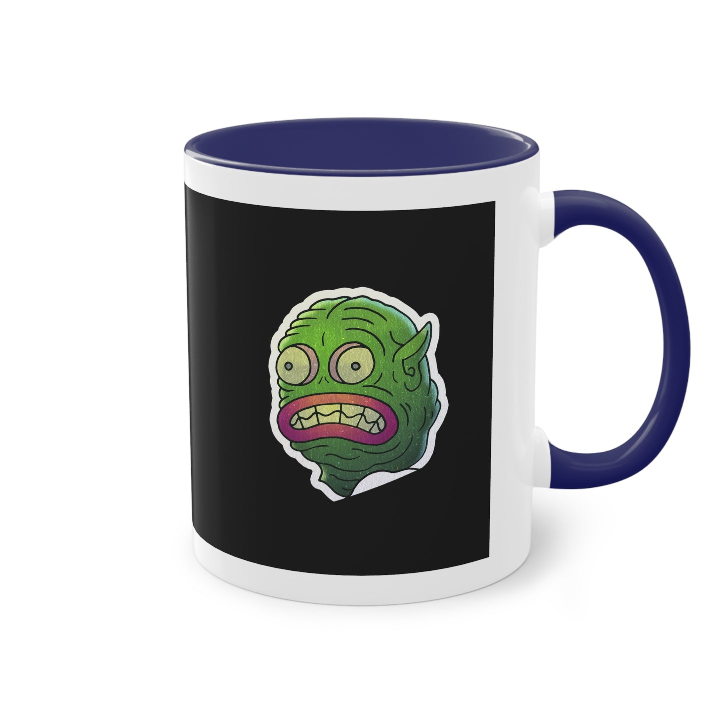 Two Tone Mug - Water Monster Design - ALIQUOS