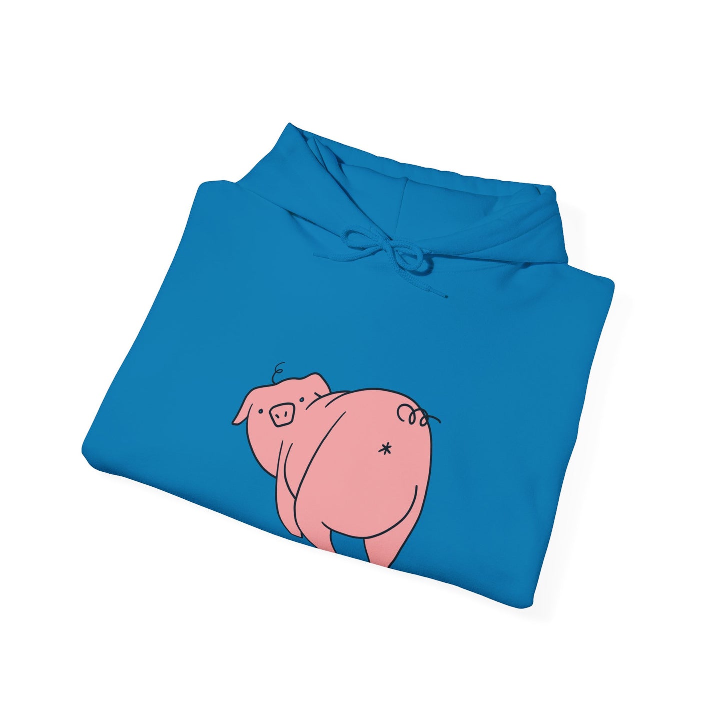 Piggy Rear Unisex Hooded Sweatshirt - ALIQUOS