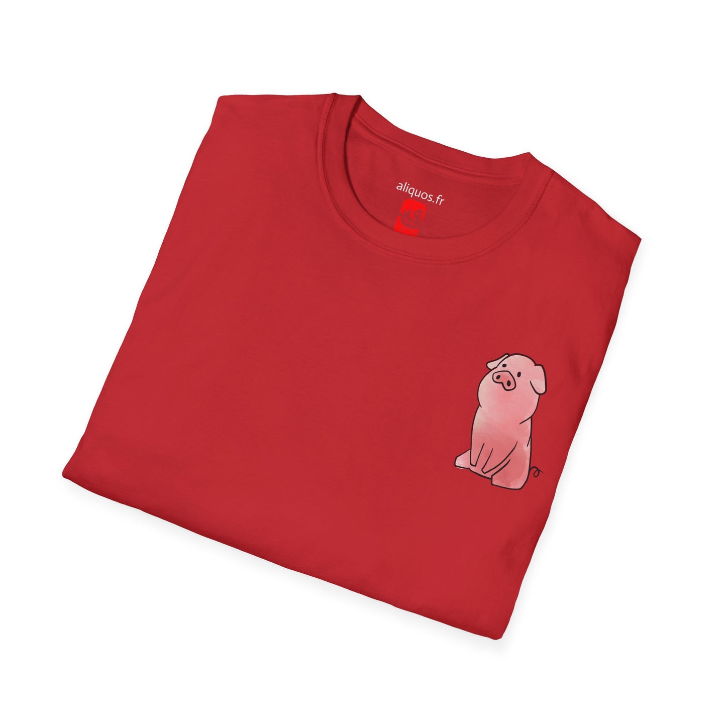 Unisex T-Shirt - Sitting Piggy - Aliquos