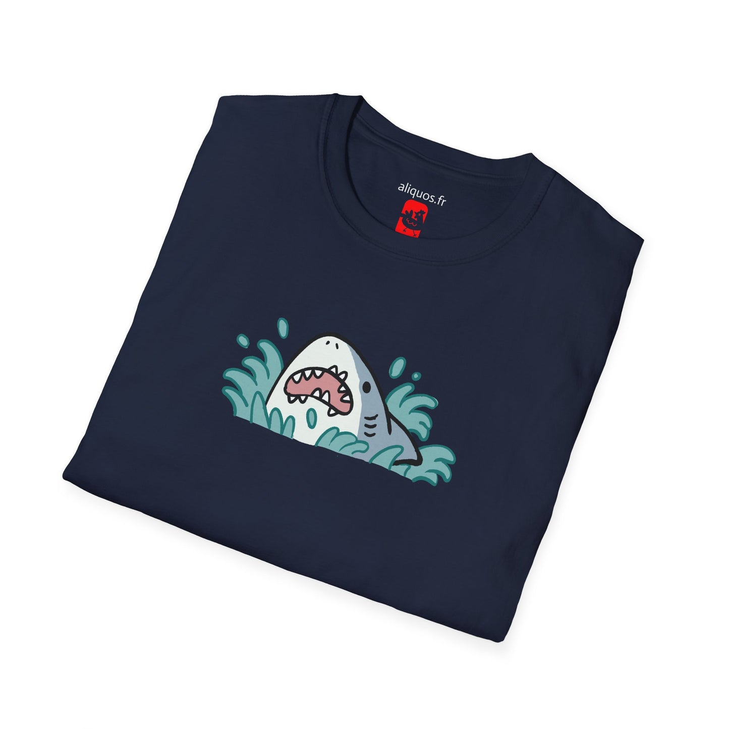T-shirt unisexe - Surprise Shark - Aliquos