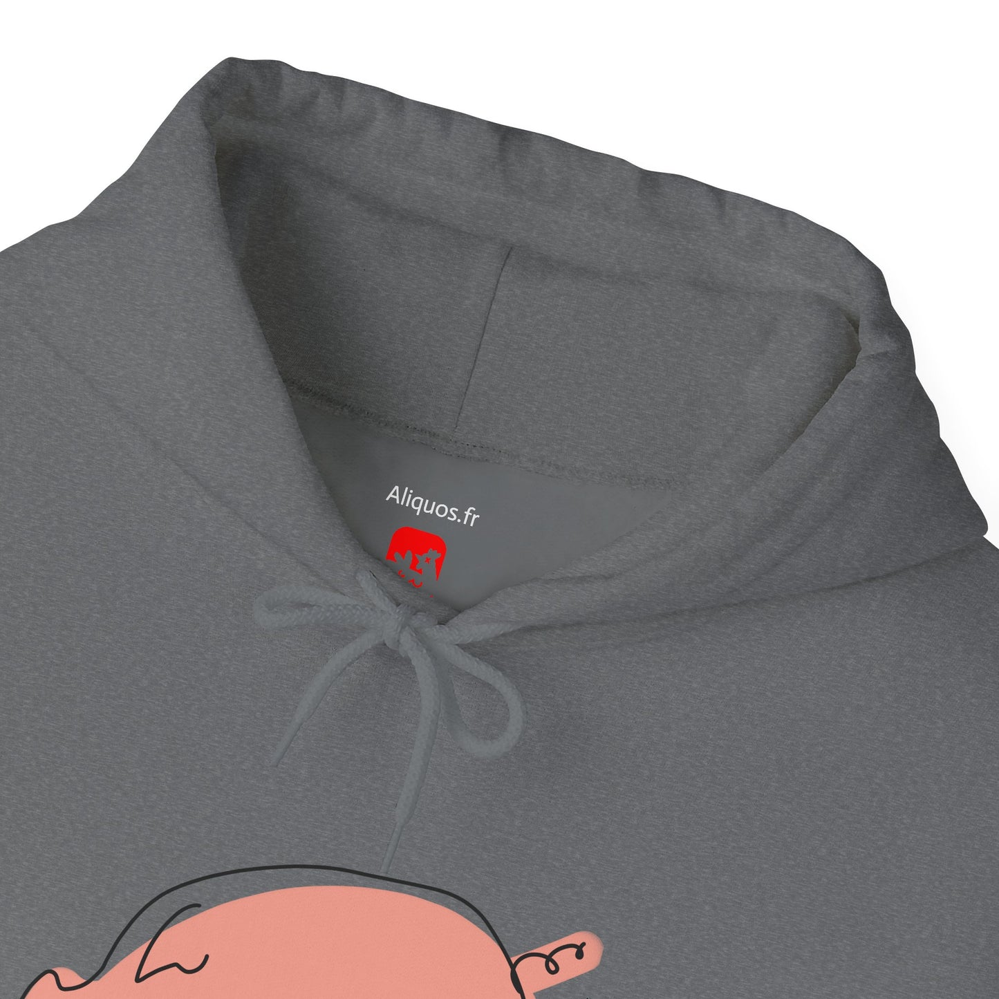 Chubby Piggy Unisex Hooded Sweatshirt - ALIQUOS