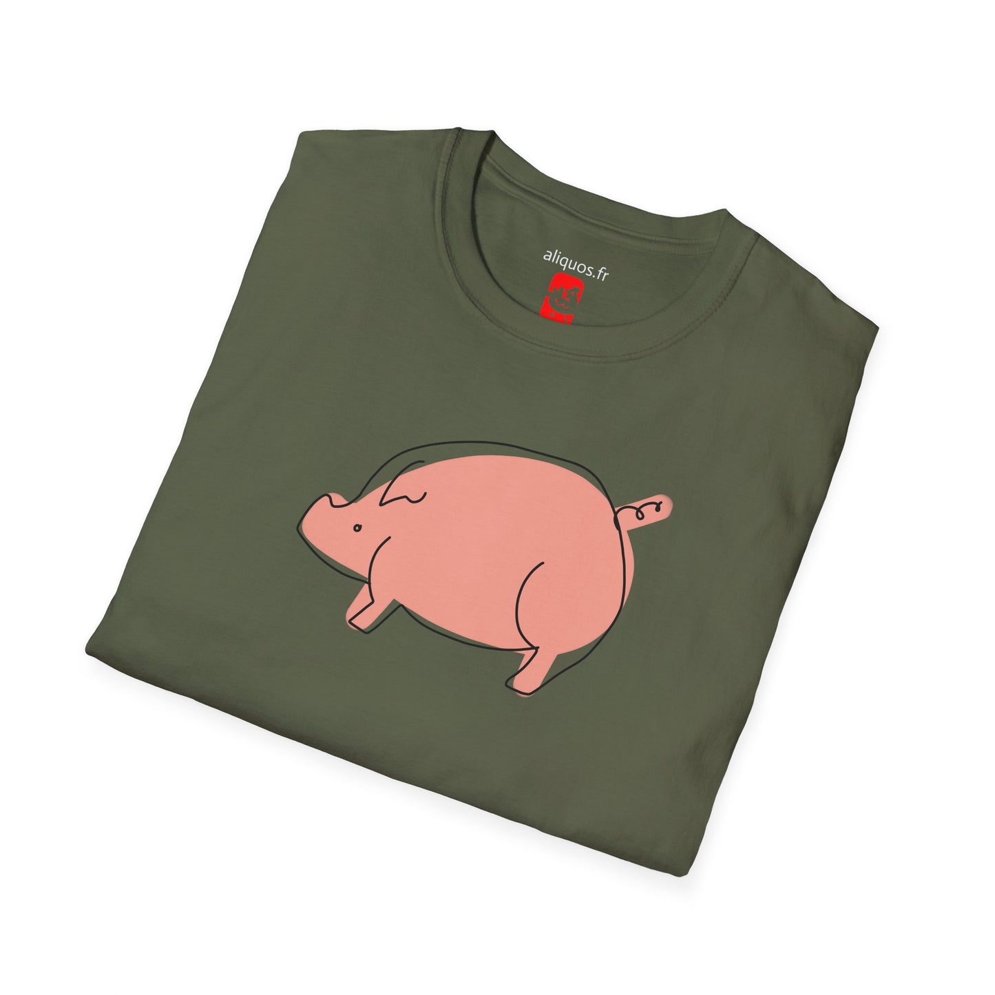 Chubby Piggy Unisex Tee - ALIQUOS