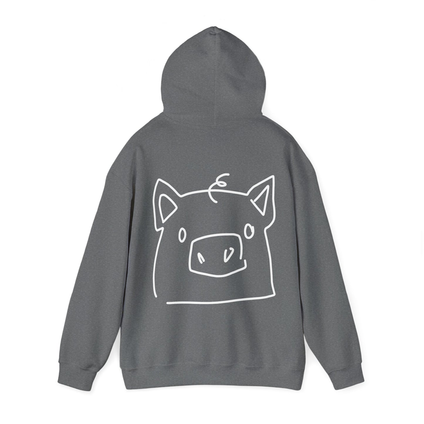 Piggy Face Unisex Hooded Sweatshirt - ALIQUOS