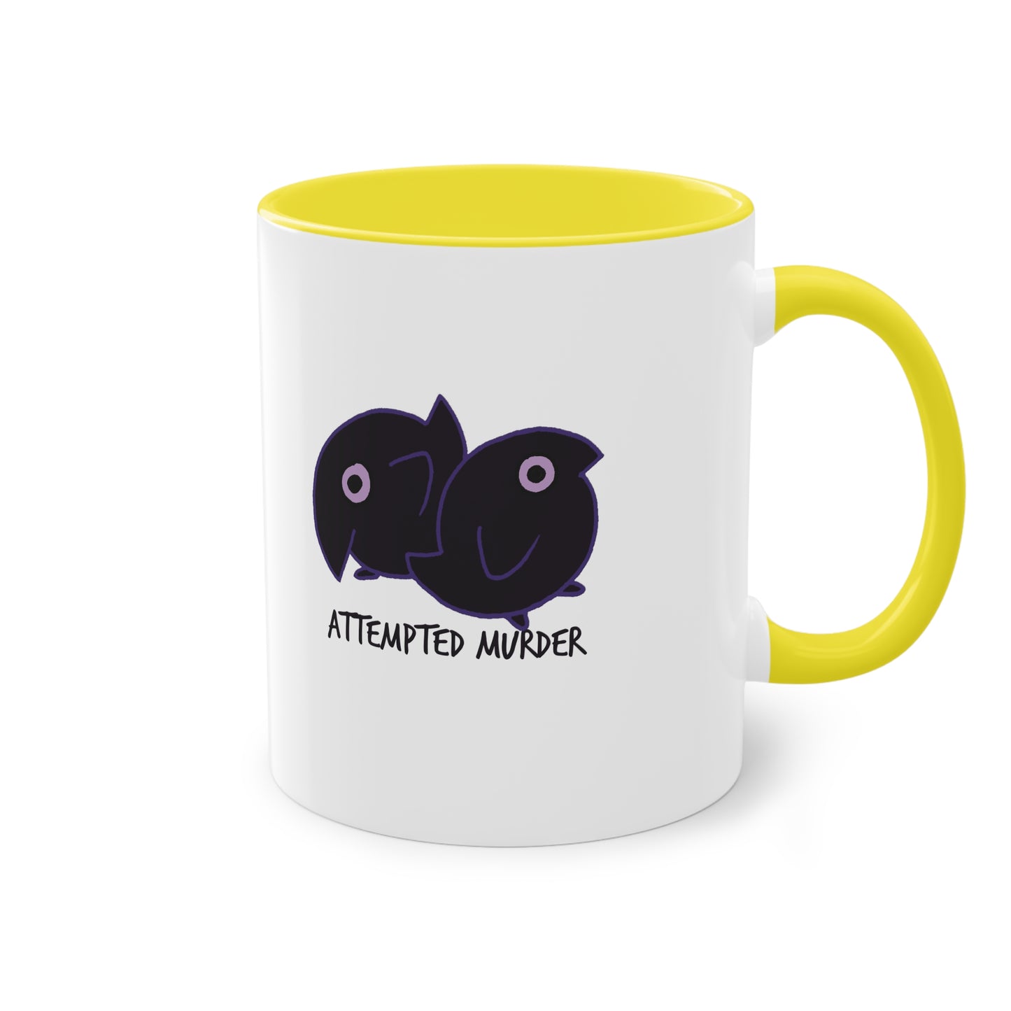 Two Tone Mug - Attempted Murder Design - ALIQUOS