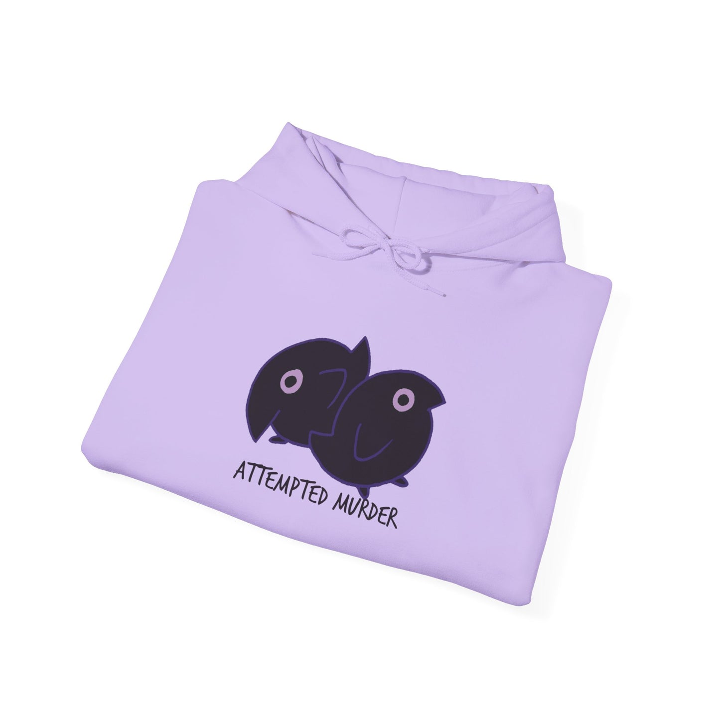 Unisex Hooded Sweatshirt - Attempted Murder Design - ALIQUOS