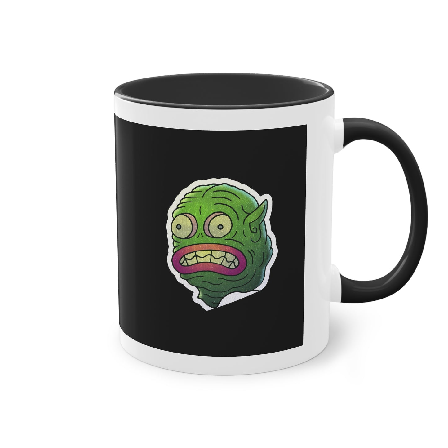 Two Tone Mug - Water Monster Design - ALIQUOS