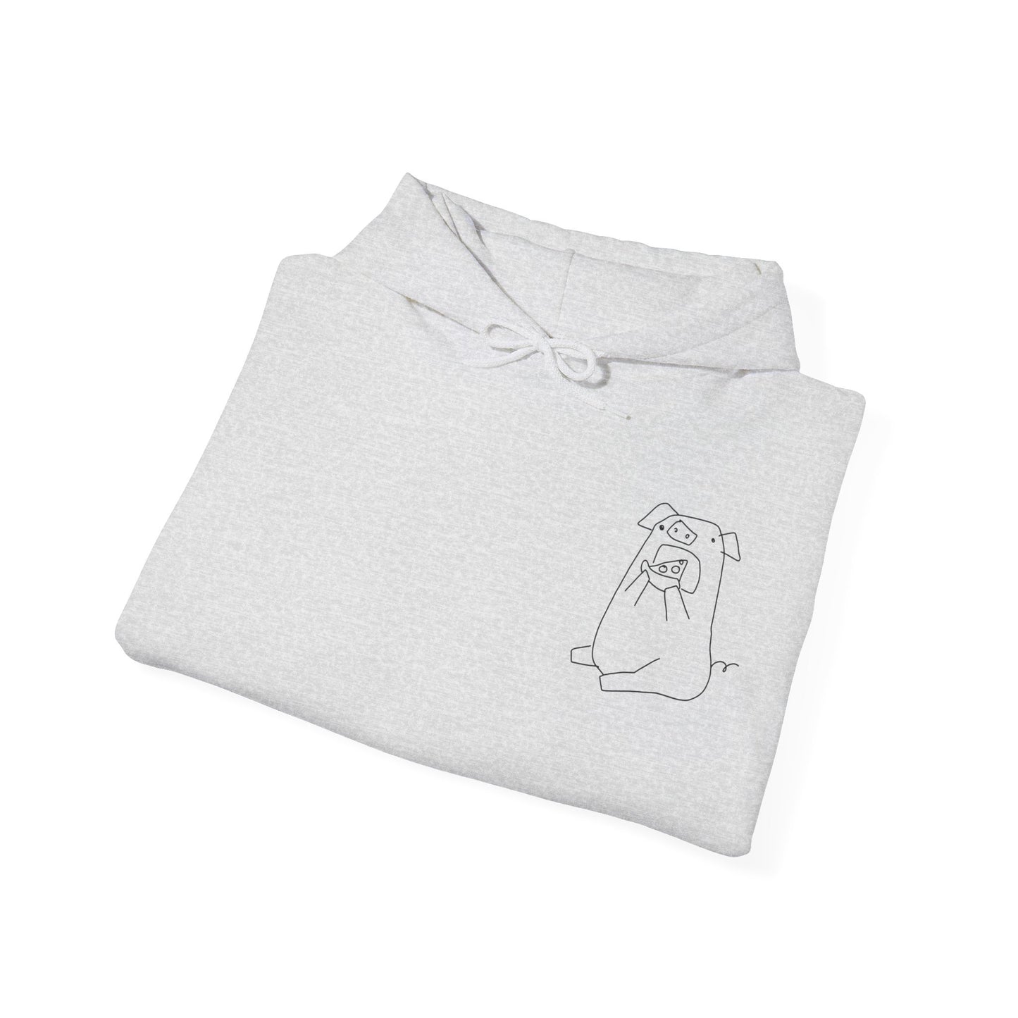 Pizza Piggy Unisex Hooded Sweatshirt - ALIQUOS