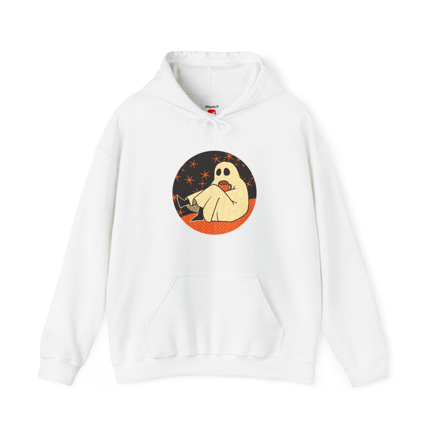 Sweat à capuche unisexe - Motif « Moonlit Coffee »
