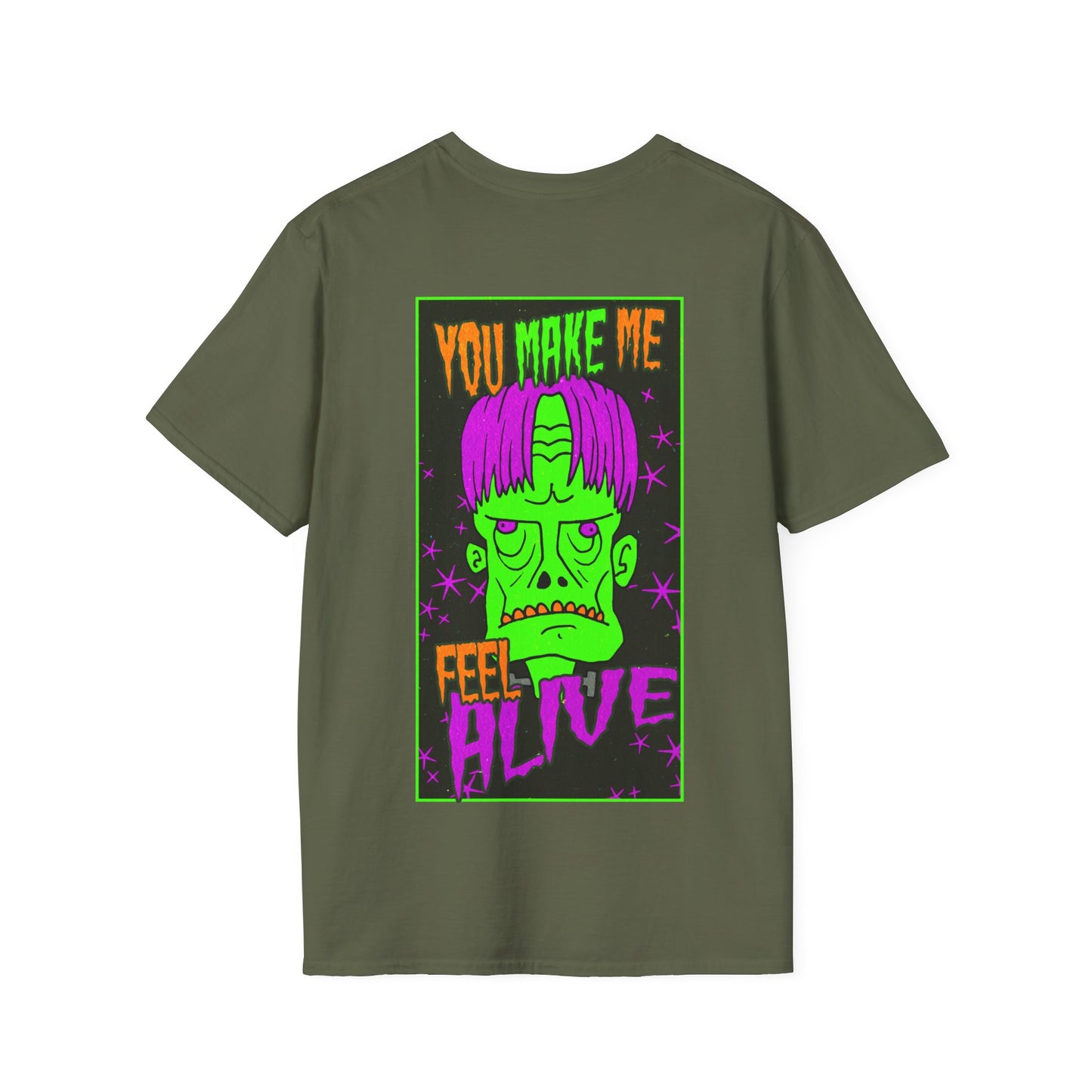 Unisex Tee - Frankenstein Monster Design - ALIQUOS