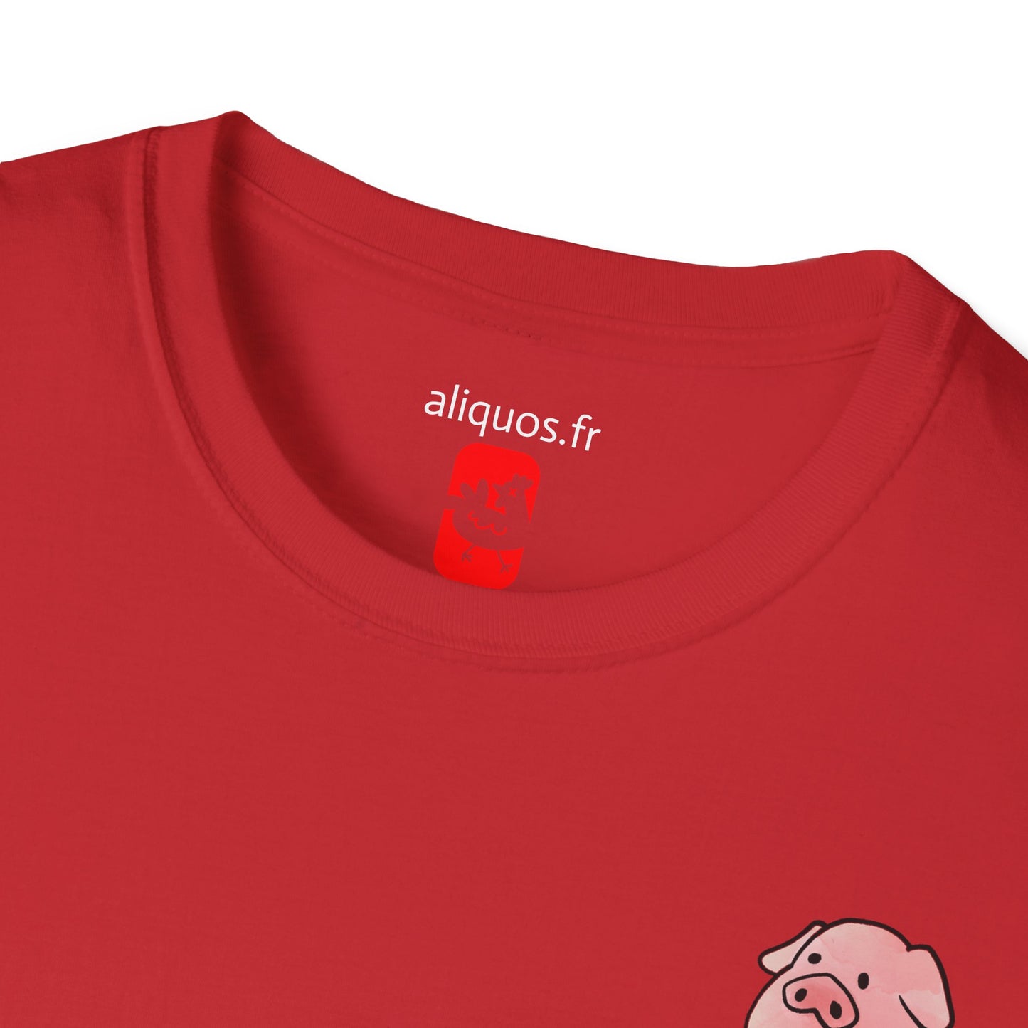 Unisex T-Shirt - Sitting Piggy - Aliquos