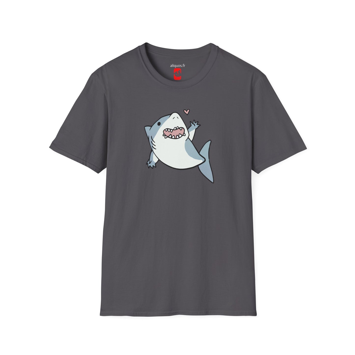 Unisex T-Shirt - Cute Little Shark Wave - Aliquos