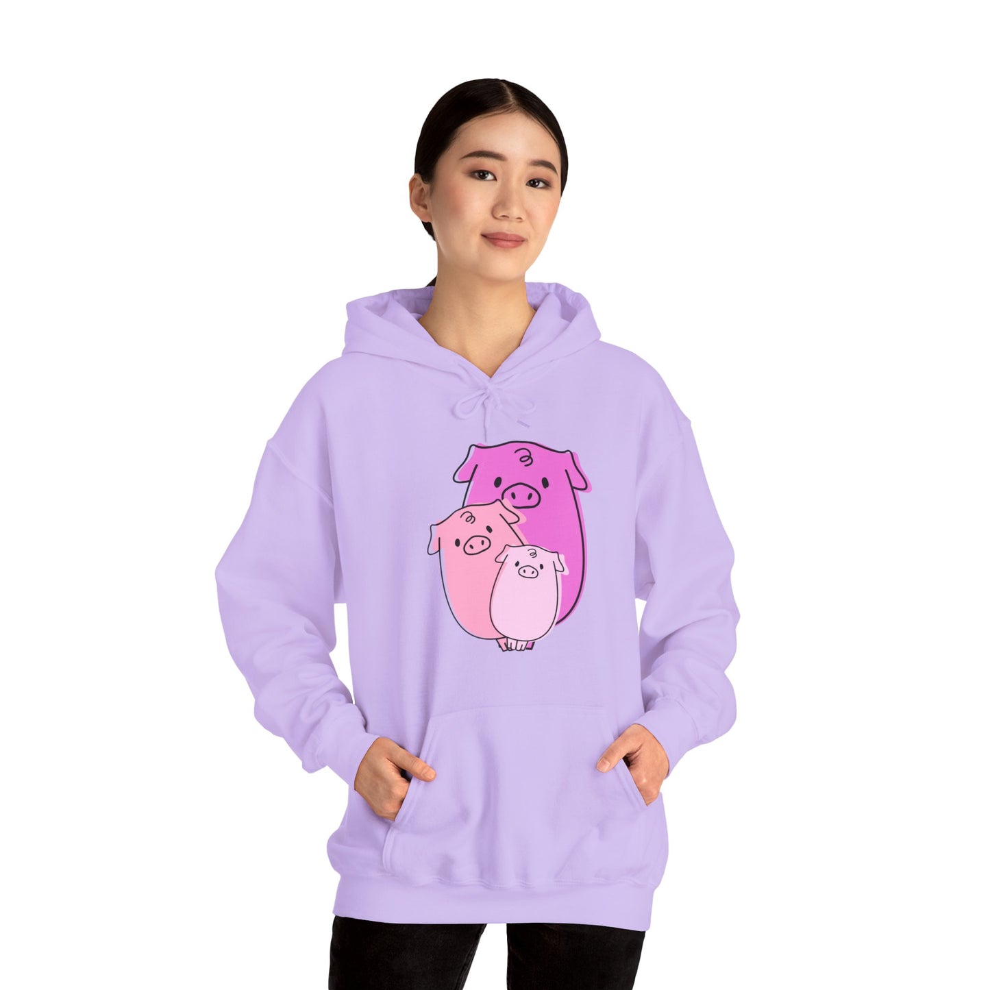 3 Little Pigs Unisex Hooded Sweatshirt - ALIQUOS