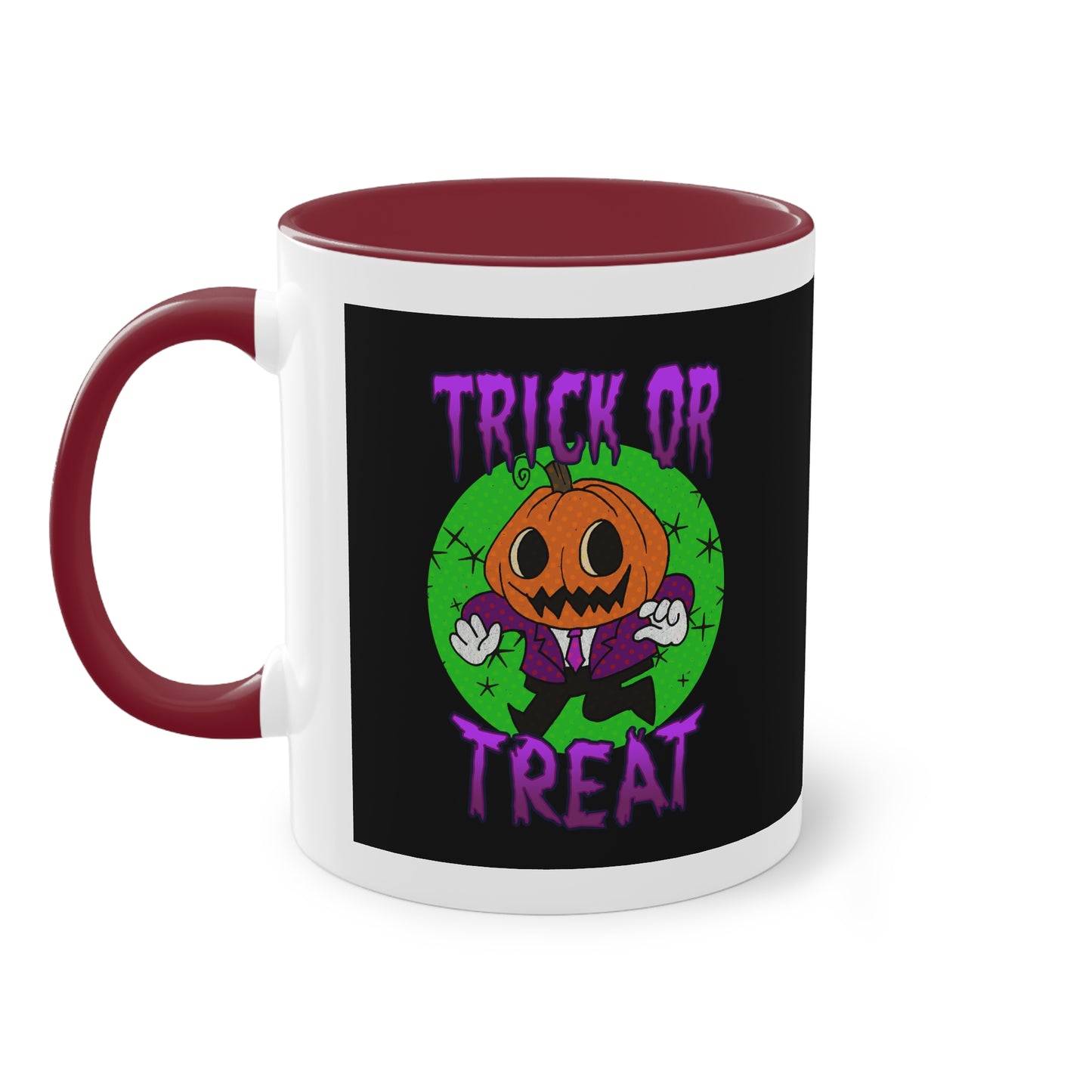 Two Tone Mug - Halloween Jack O' Lantern - ALIQUOS