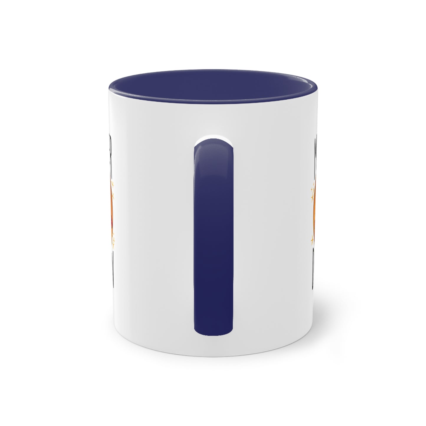 Zweifarbige Tasse – Design „Mein innerer Dämon“