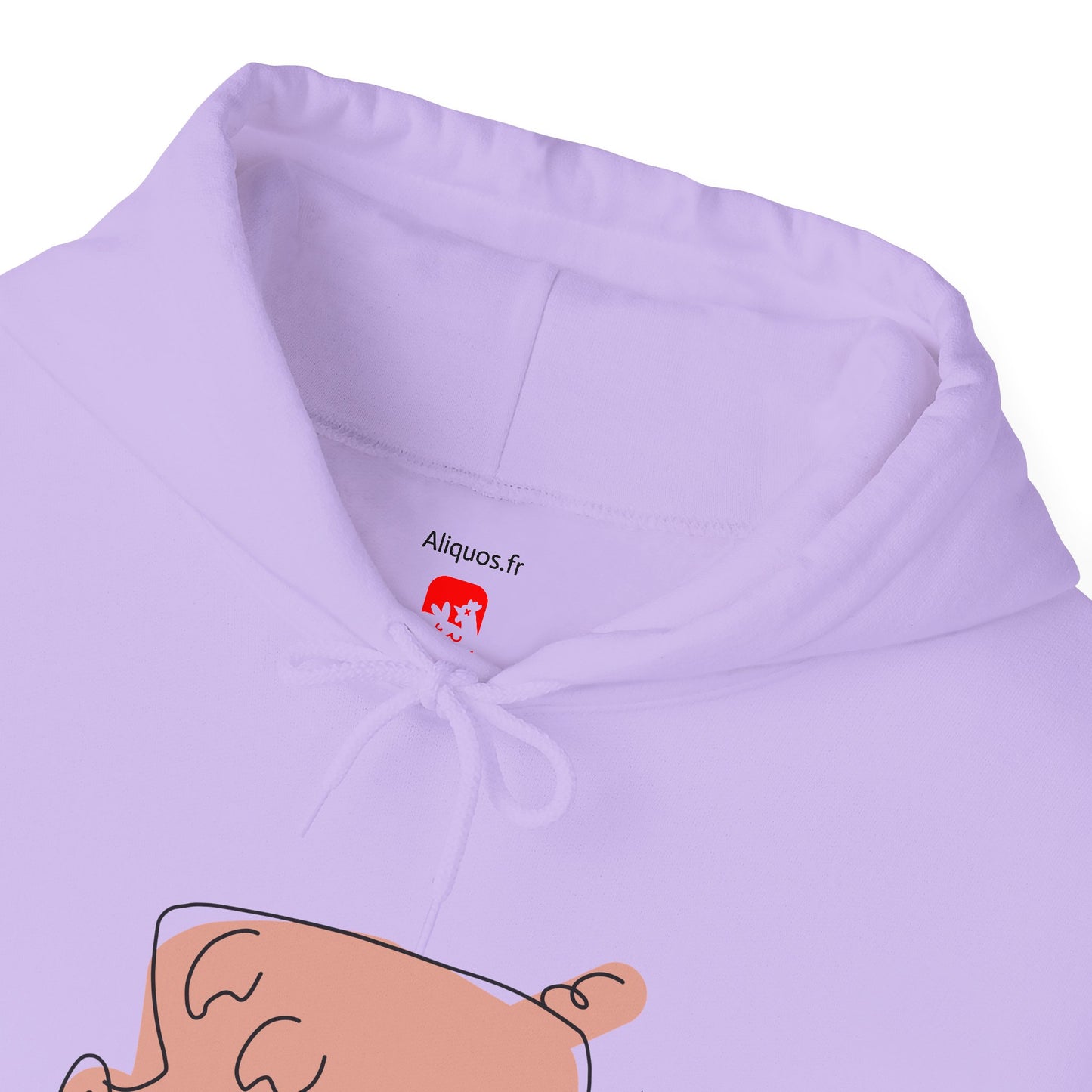 Blocky Piggy Unisex Hooded Sweatshirt - ALIQUOS
