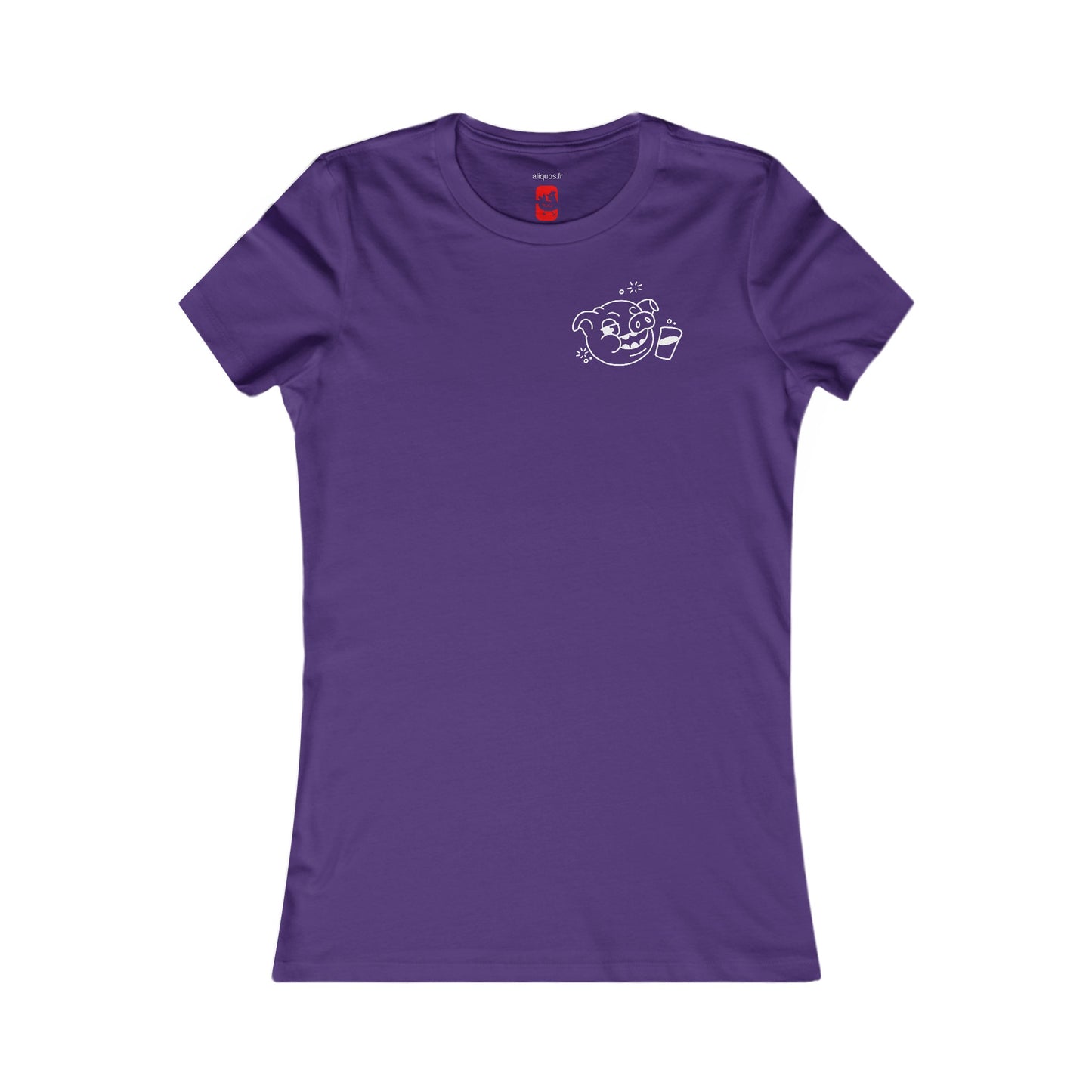 Drunken Piggy Women's fitted Tee - ALIQUOS