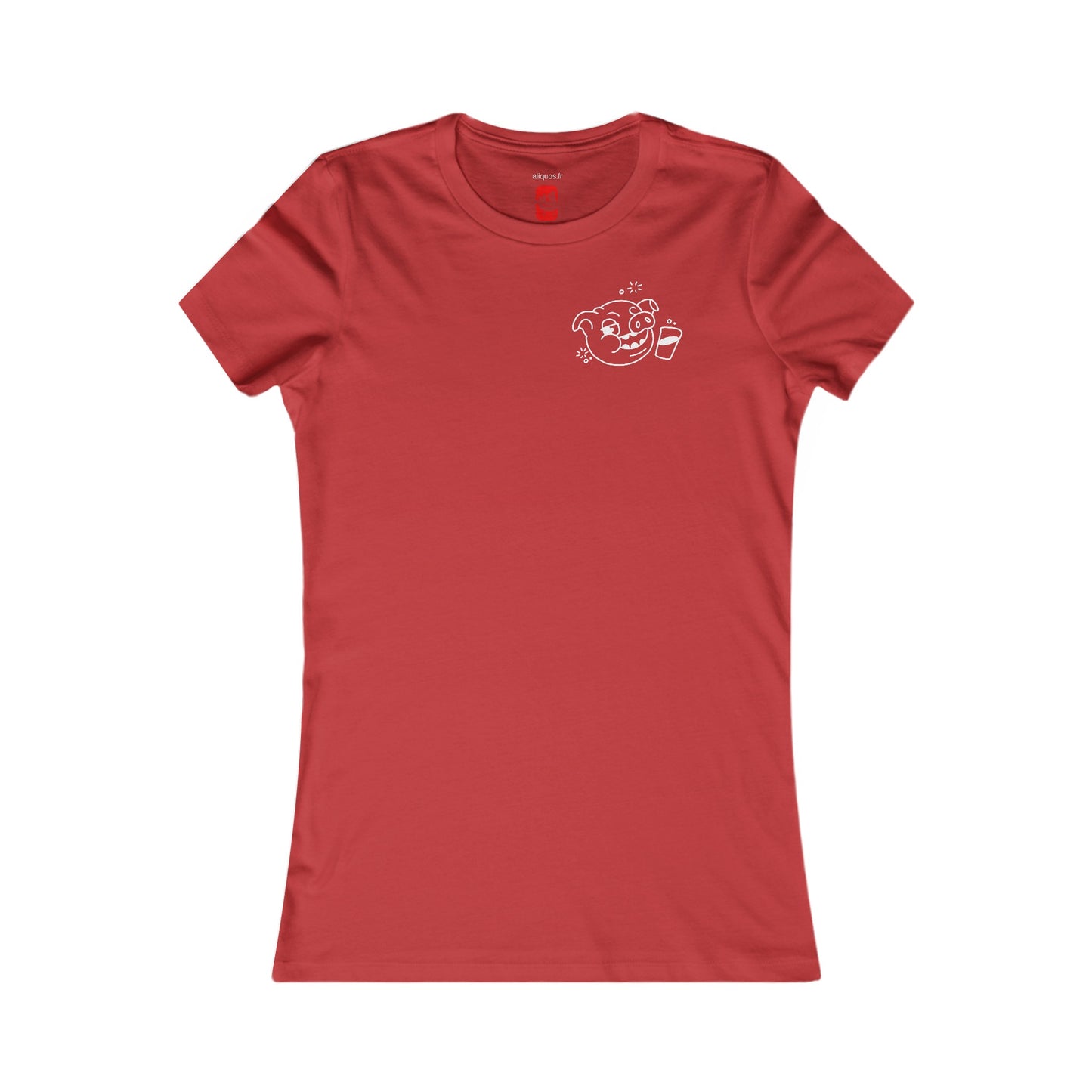 Drunken Piggy Women's fitted Tee - ALIQUOS