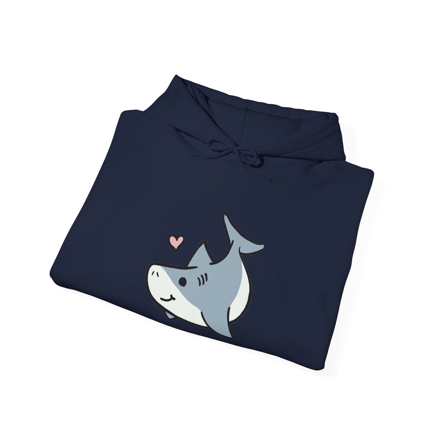 Sweat à capuche unisexe - Love Shark - Aliquos