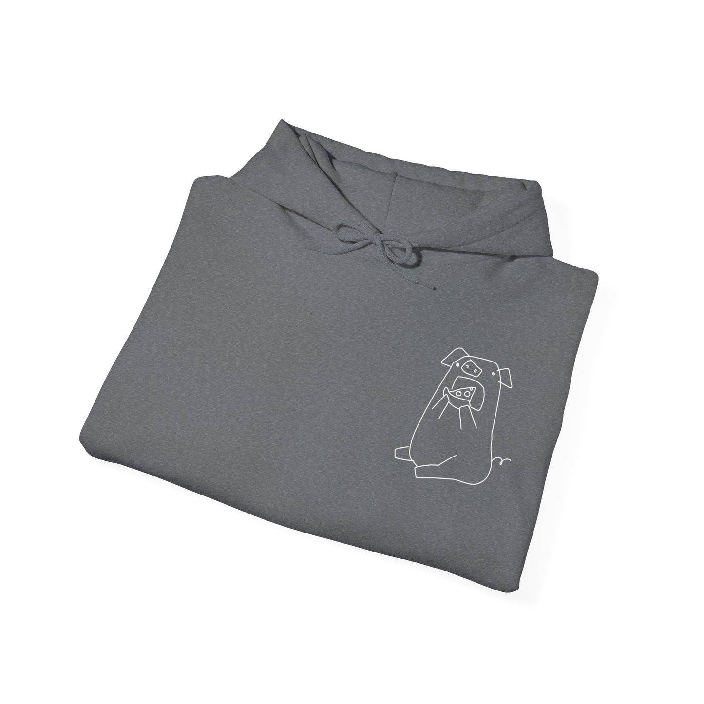 Pizza Piggy Unisex Hooded Sweatshirt - ALIQUOS