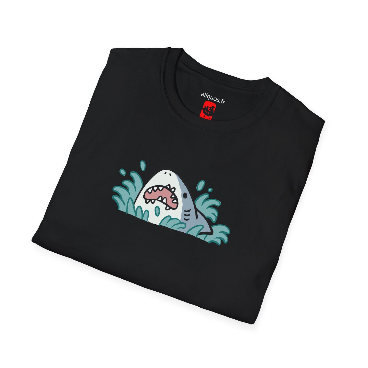 T-shirt unisexe - Surprise Shark - Aliquos