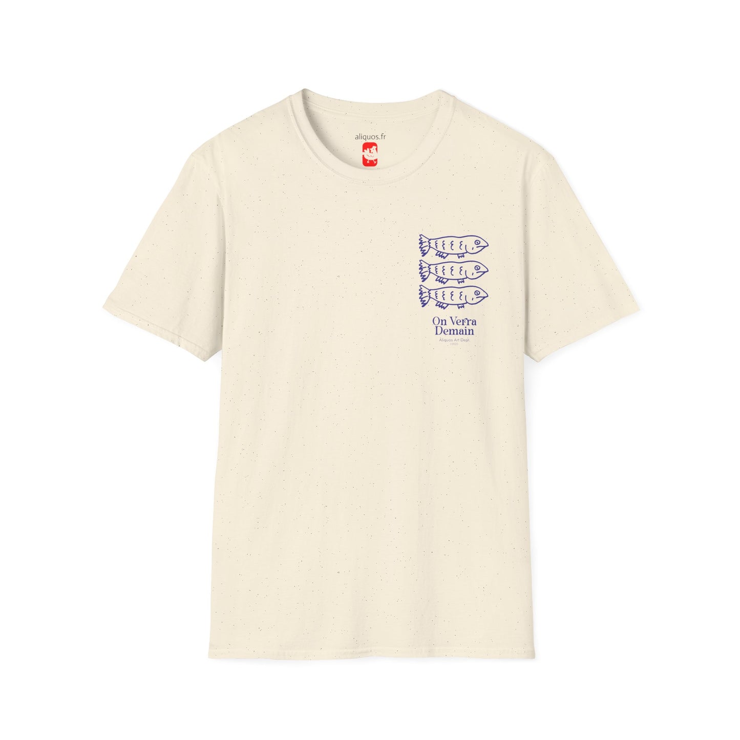 T-shirt unisexe - Trois poissons - On Verra Demain - Aliquos