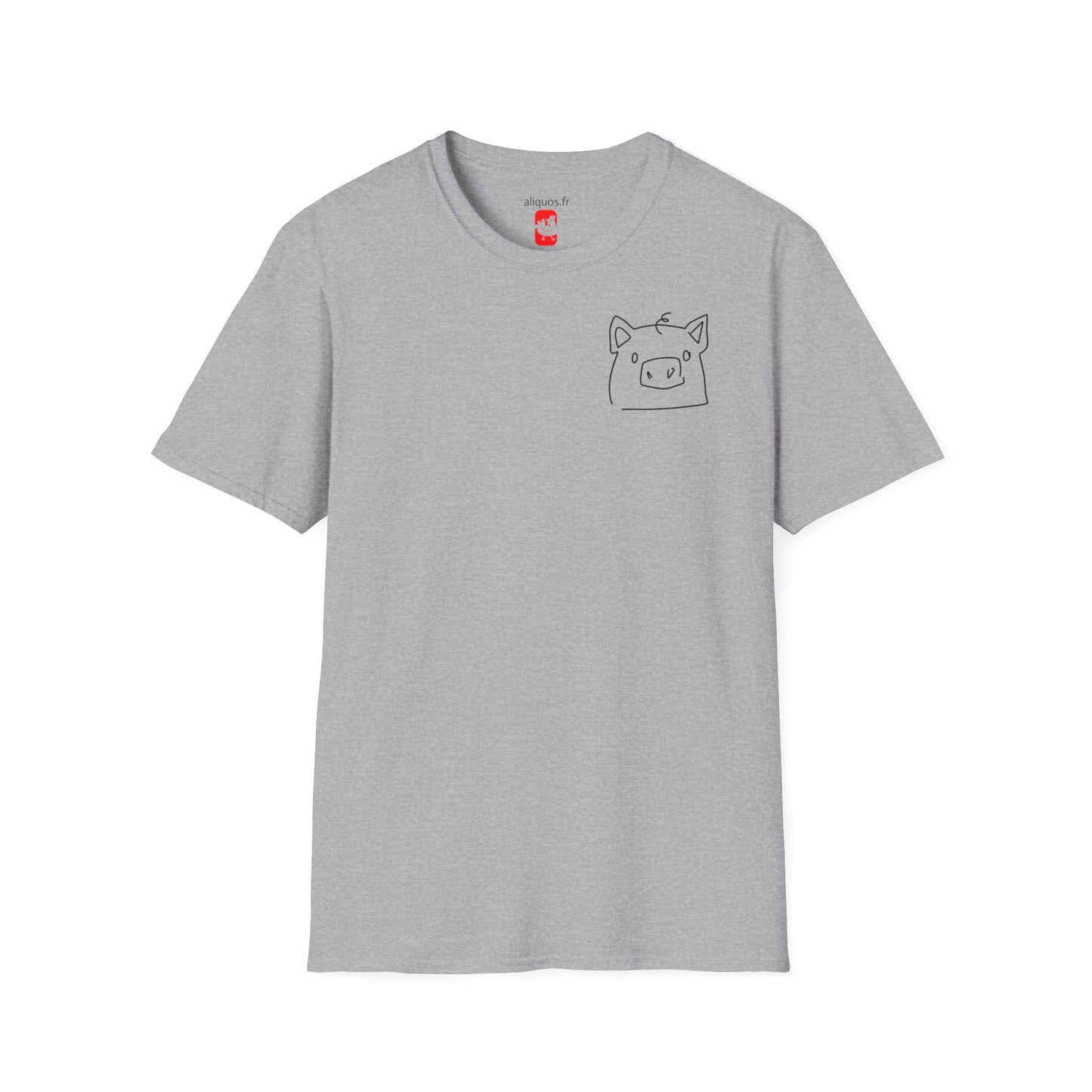 Piggy Face Unisex Tee - ALIQUOS