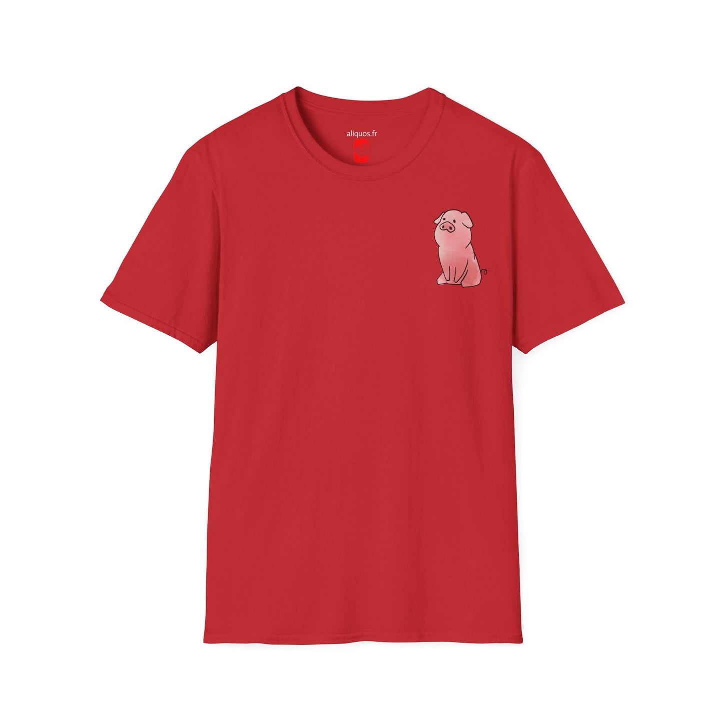 Unisex T-Shirt - Sitting Piggy - Aliquos