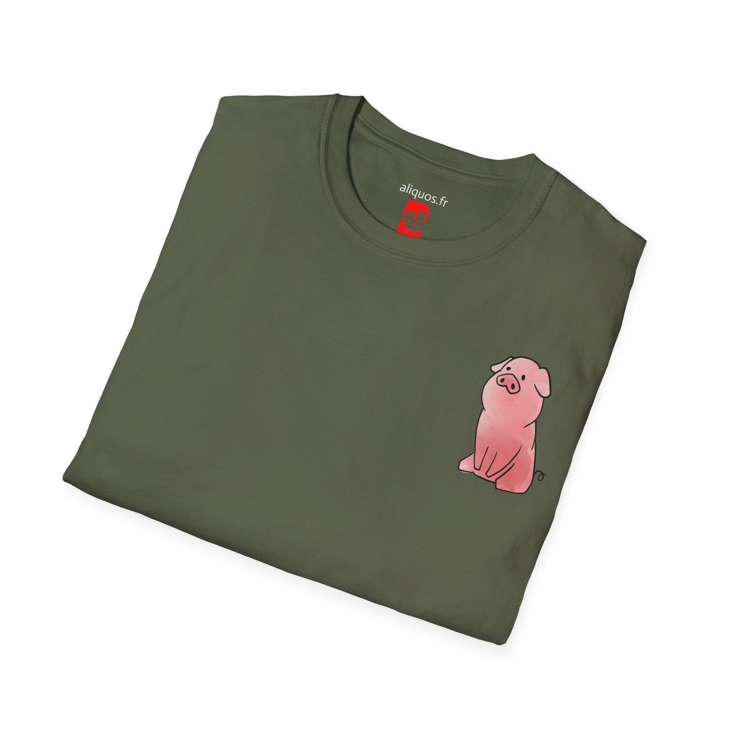 Unisex T-Shirt - Sitting Piggy - Aliquos