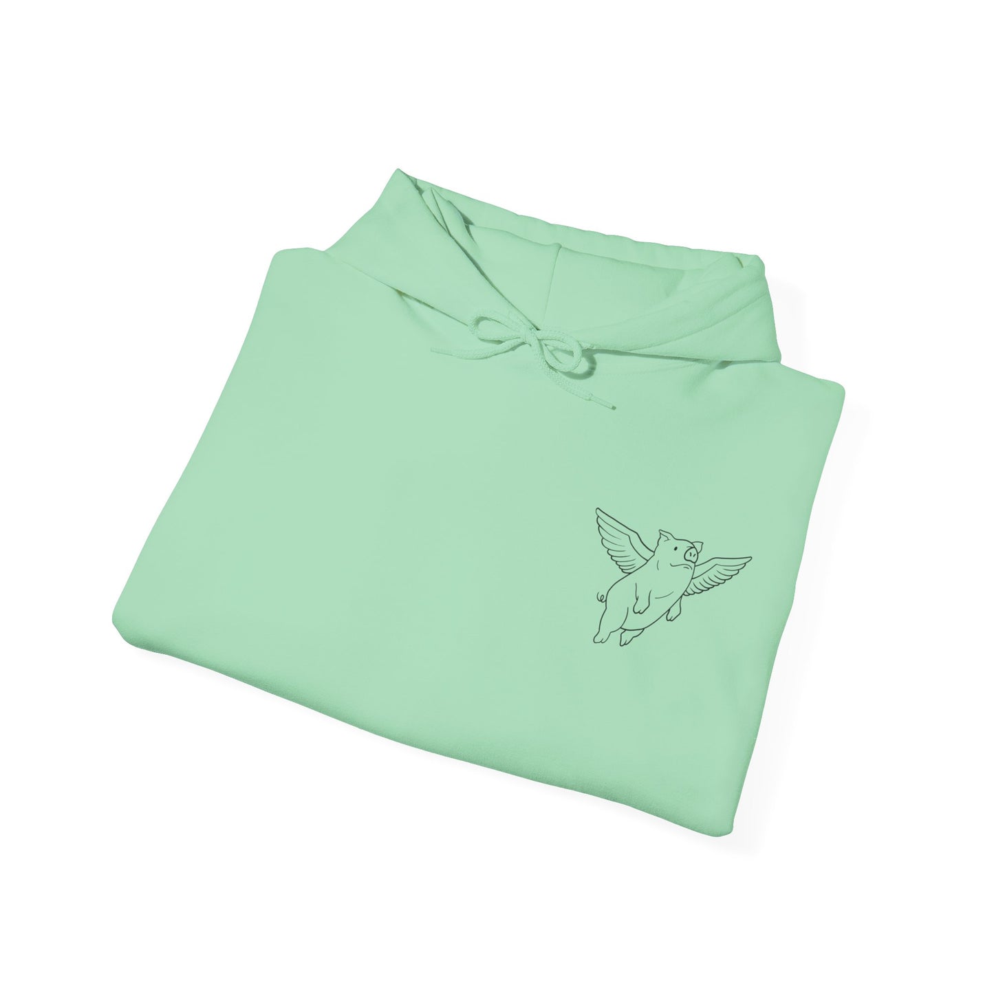 Sweat à capuche unisexe Flying Piggy
