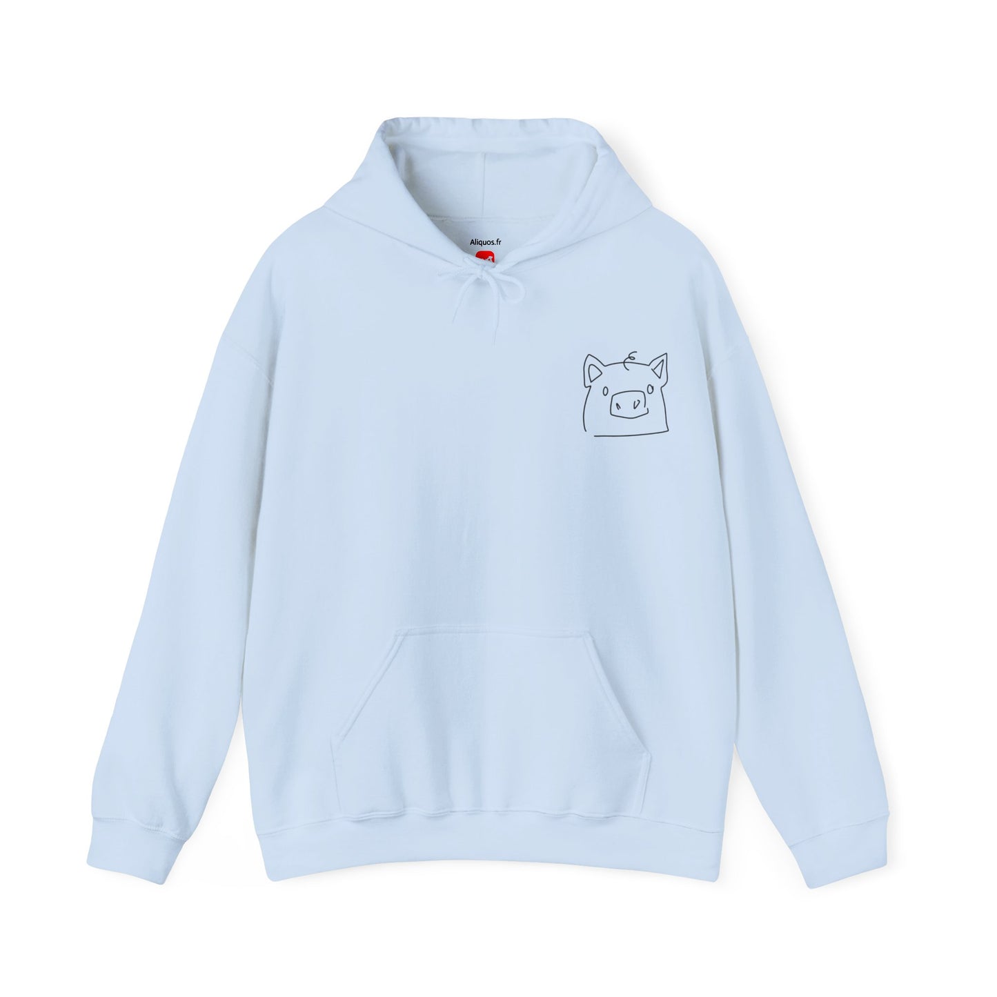 Piggy Face Unisex Hooded Sweatshirt - ALIQUOS