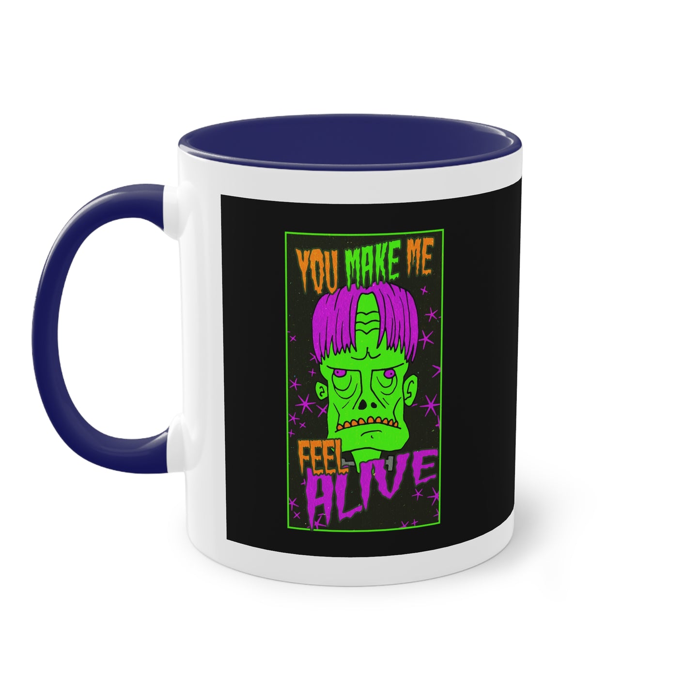 Two Tone Mug - Frankenstein Monster Design - ALIQUOS